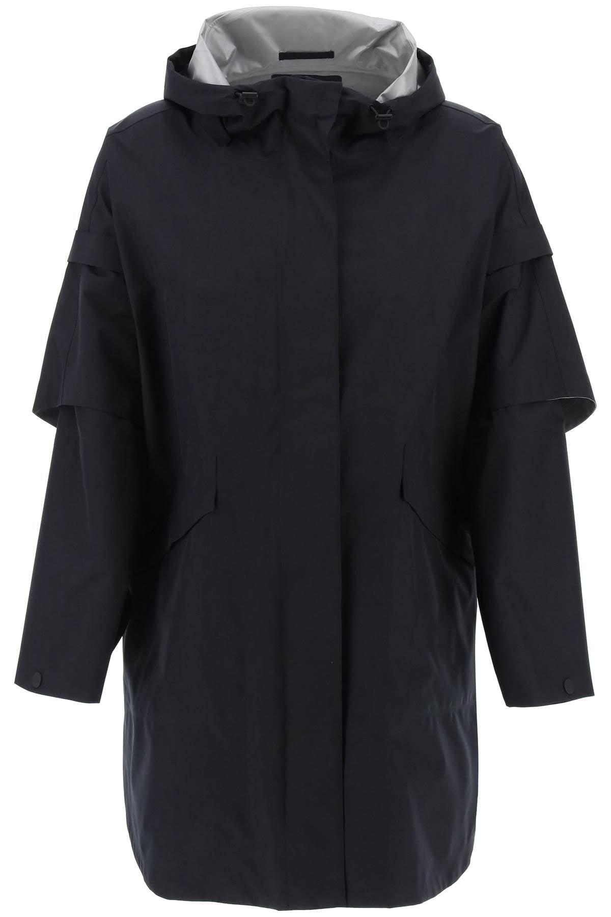 Herno Laminar "removable sleeve cape coat image 0