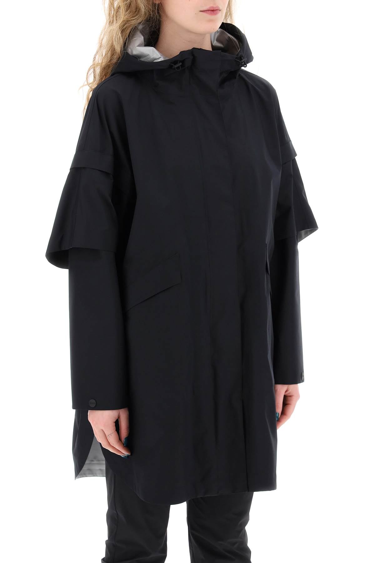 Herno Laminar "removable sleeve cape coat image 1