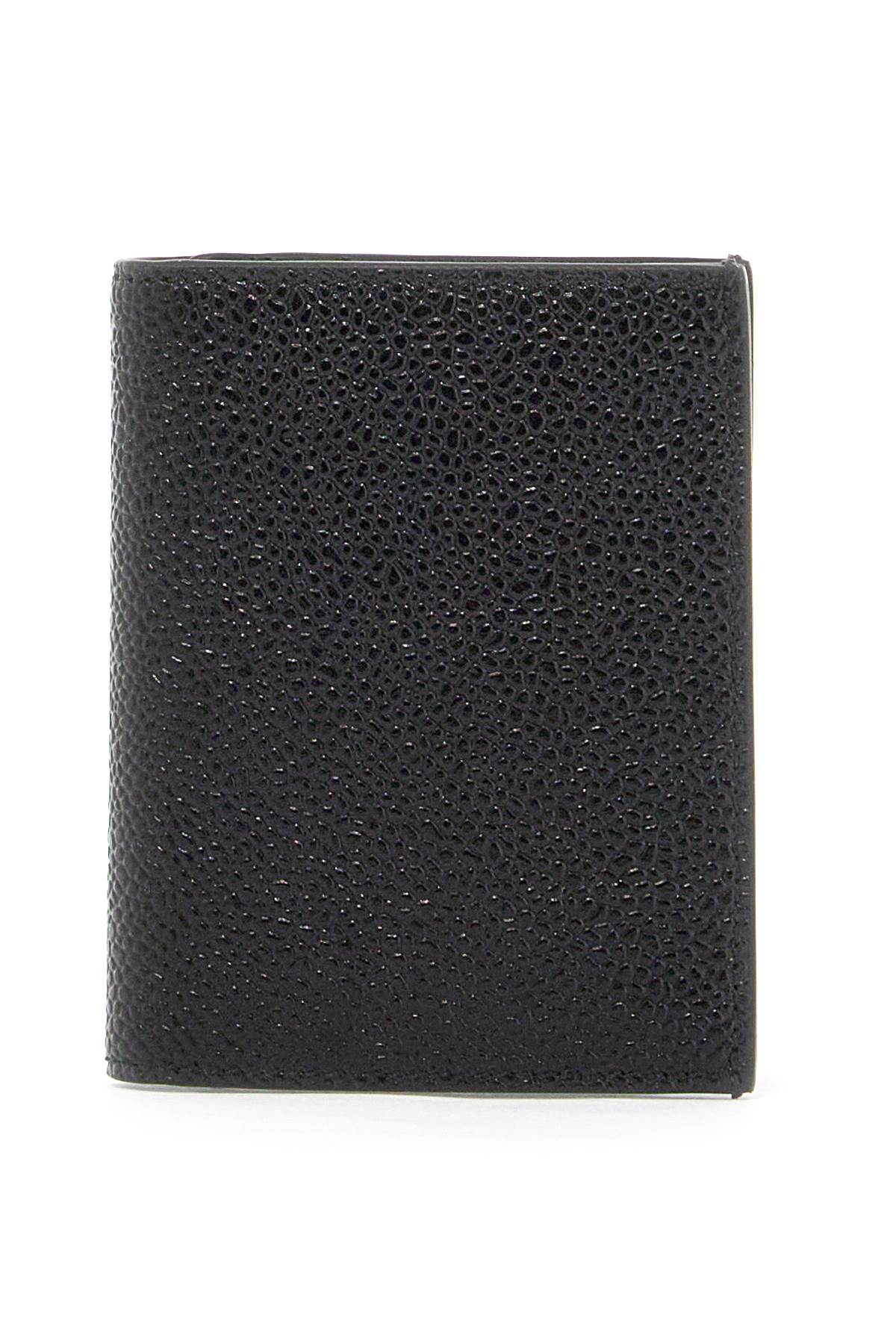 Thom Browne "bifold hammered leather card holder" image 0