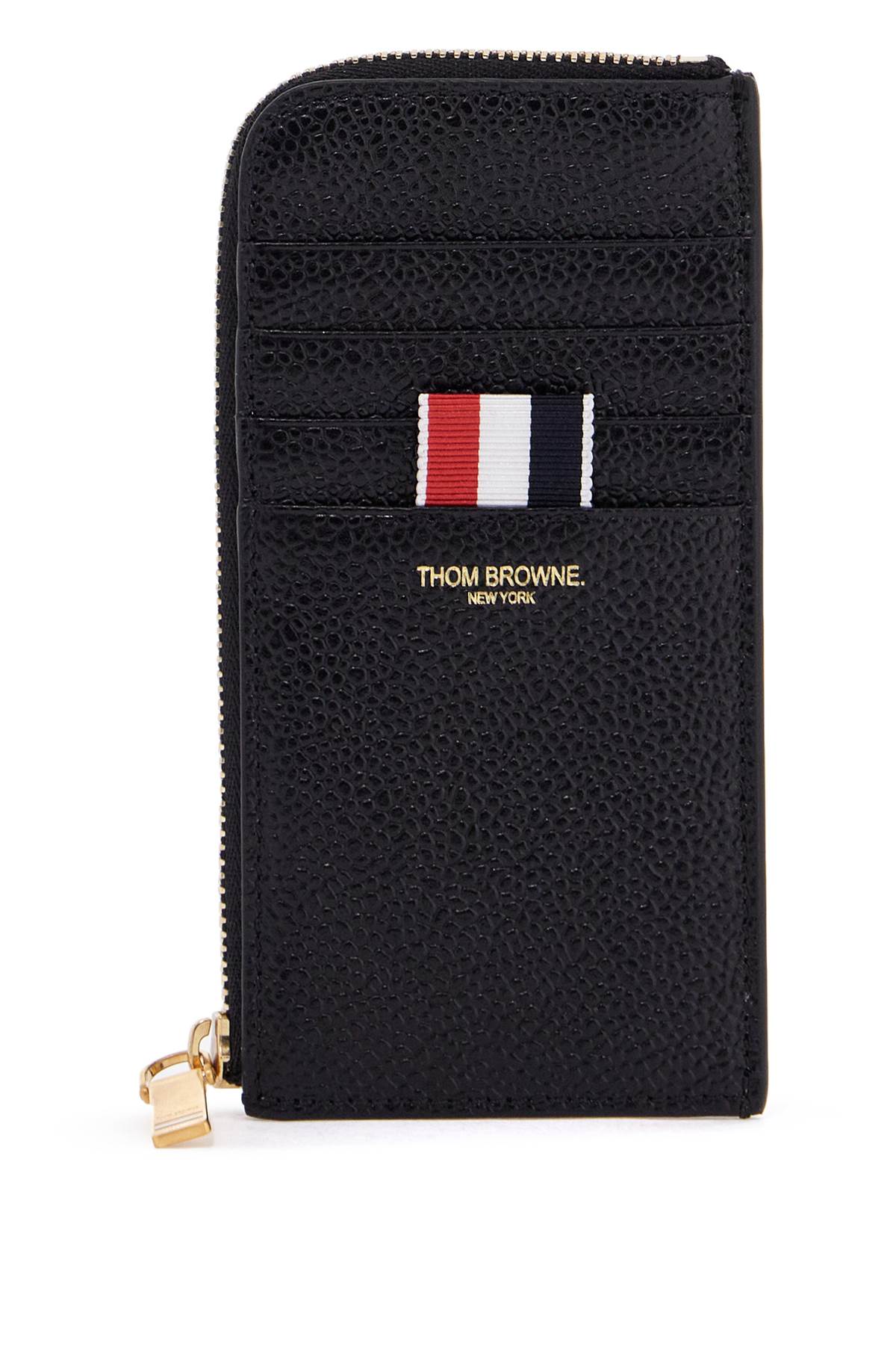 Thom Browne Pebble Grain Leather Card Holder image 0