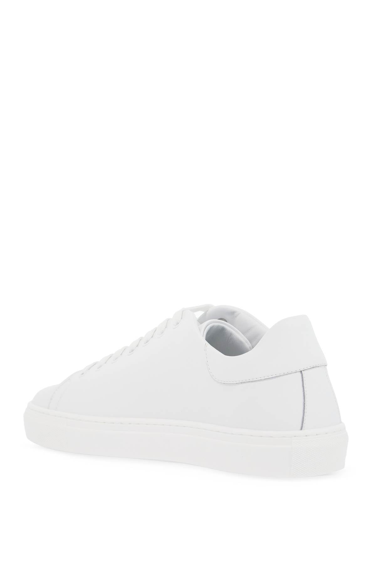 Moschino Leather Sneakers with Contrast Logo image 2