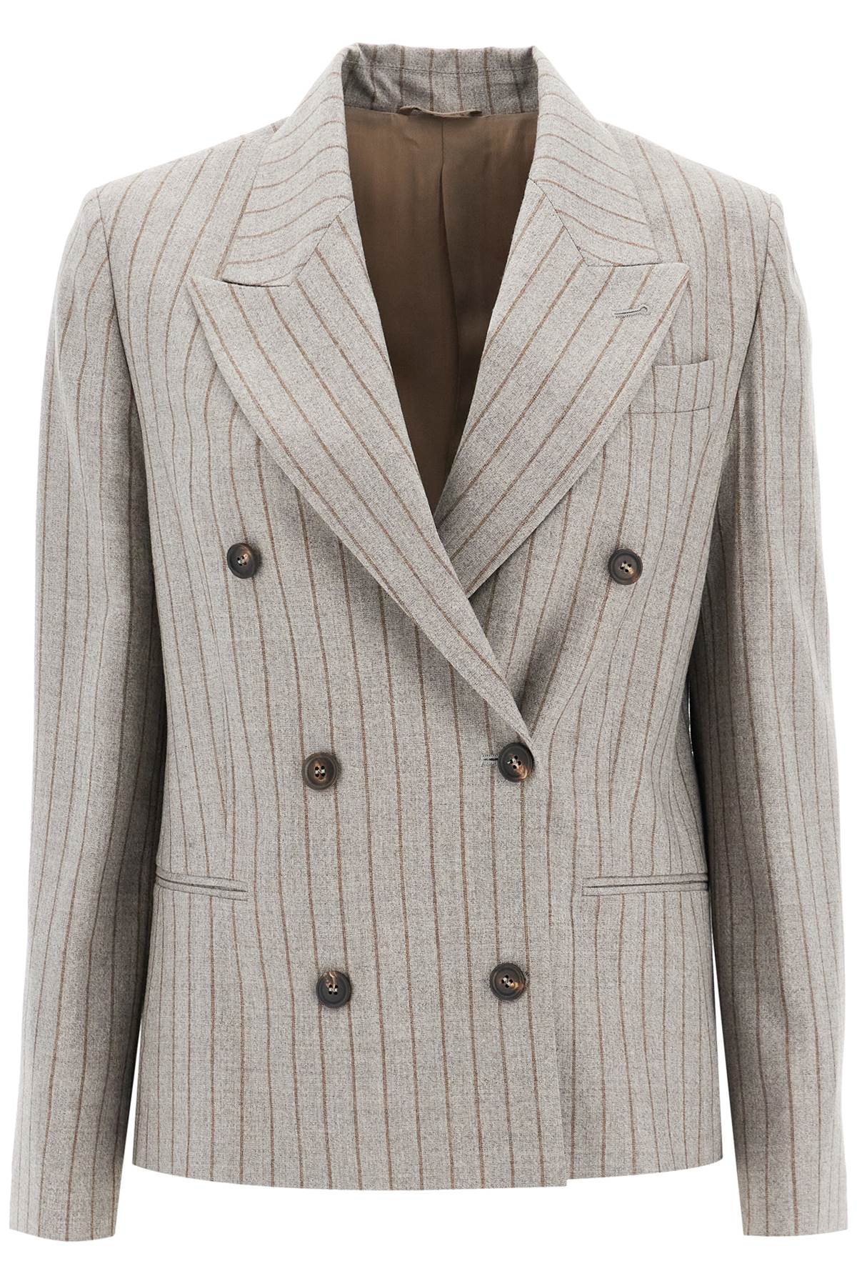 Brunello Cucinelli double-breasted mouliné p image 0