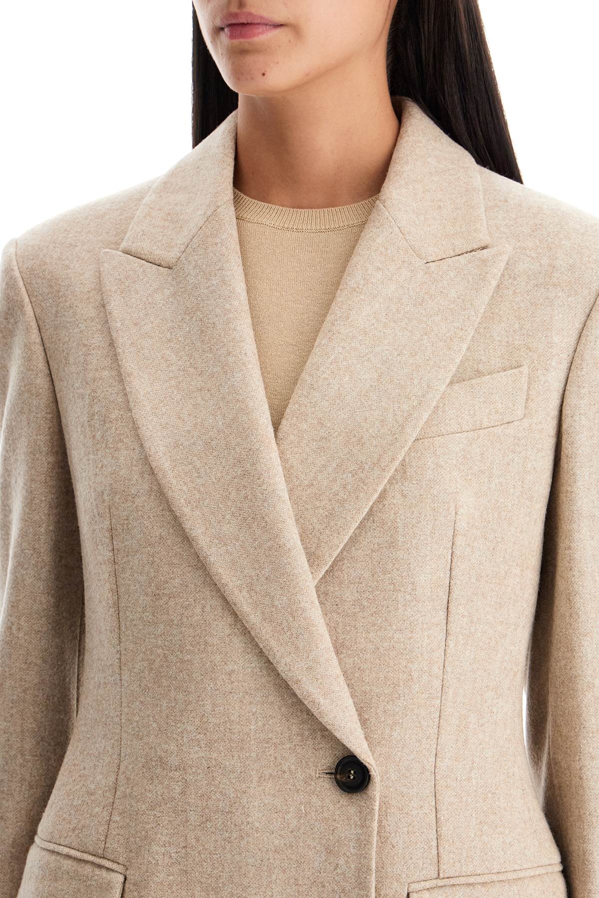 Brunello Cucinelli Double-Breasted Wool and Alpaca Jacket image 3