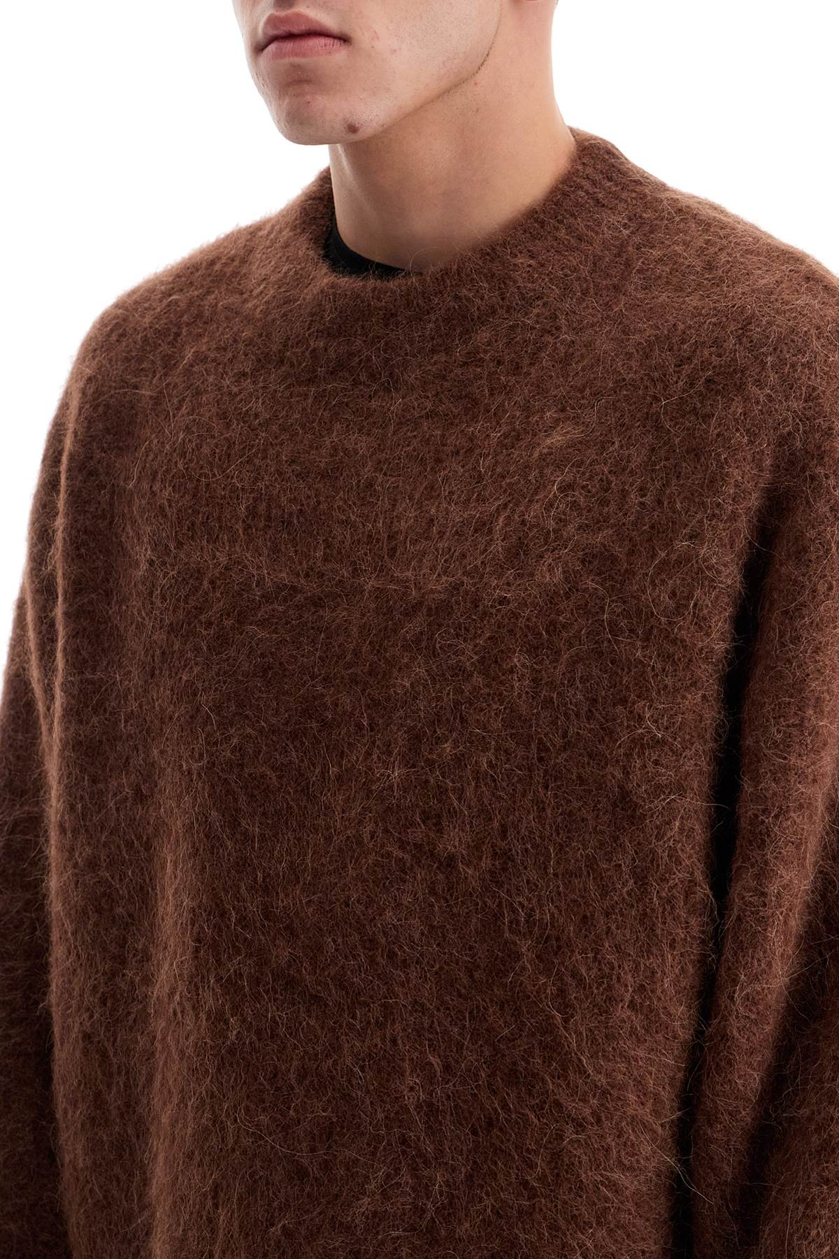 SEFR Haru Alpaca Sweater - Relaxed Fit, Ribbed Crew Neck image 3