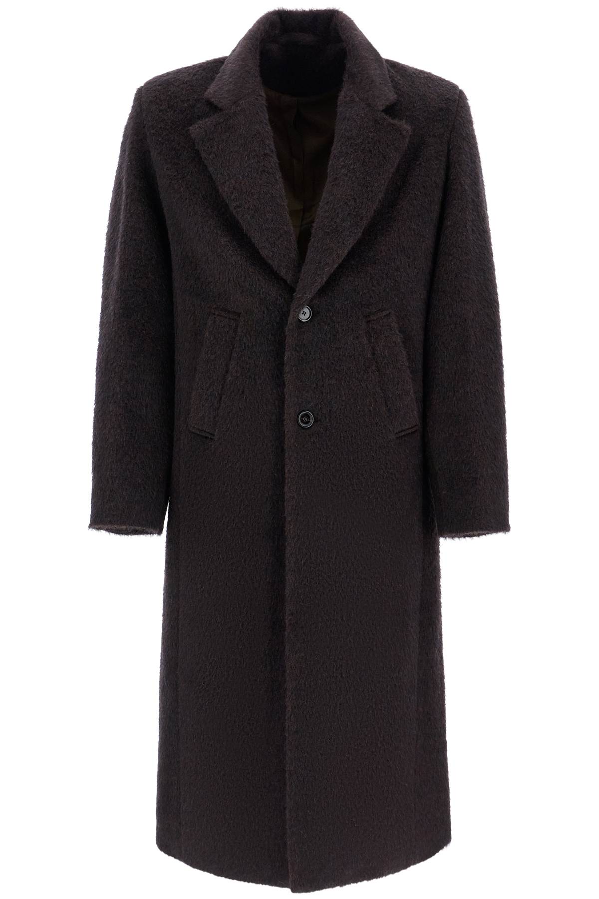 SEFR Maico Single-Breasted Wool Blend Long Coat image 0