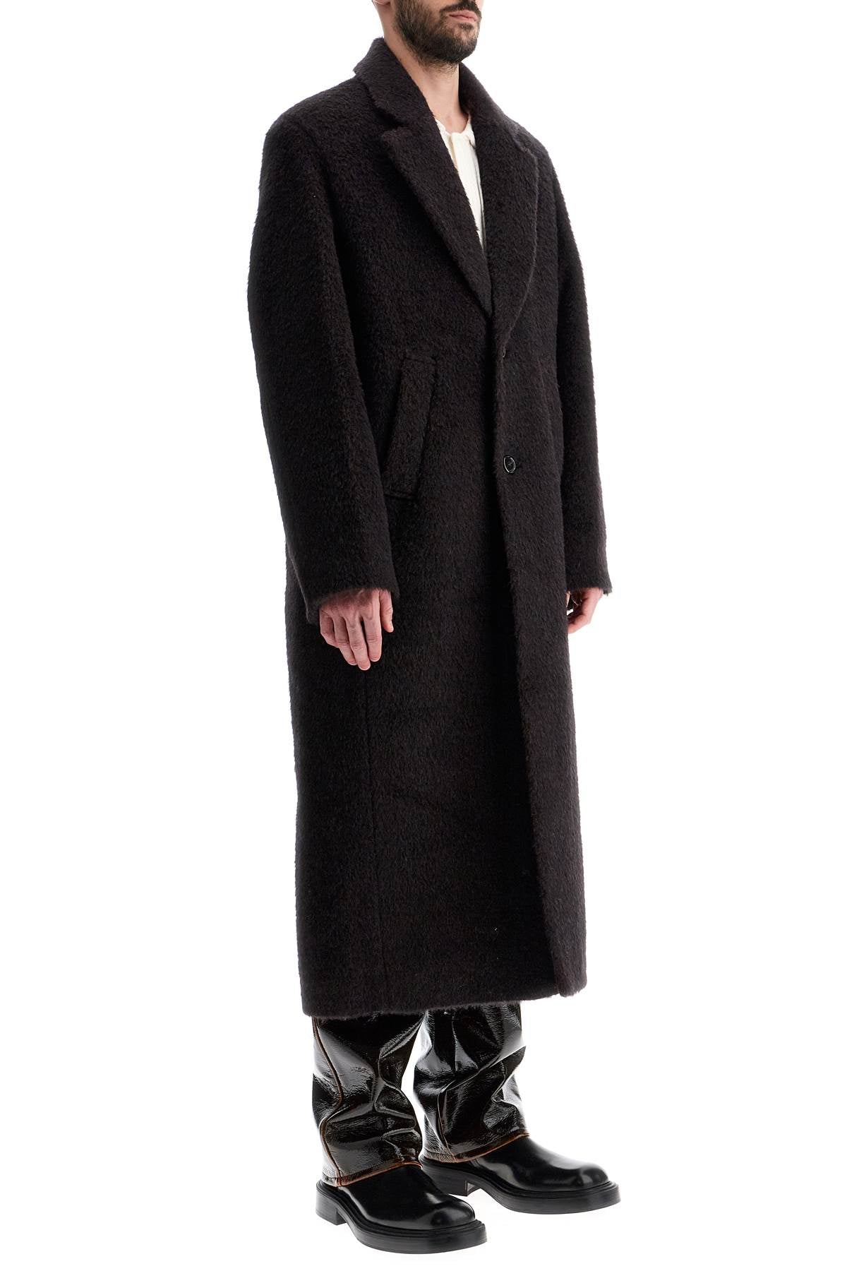 SEFR Maico Single-Breasted Wool Blend Long Coat image 1