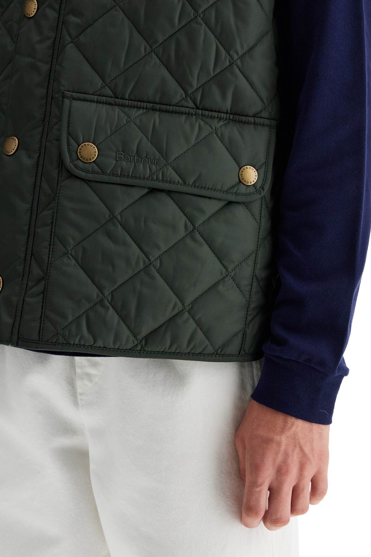 Barbour lowerdale quilted vest image 3