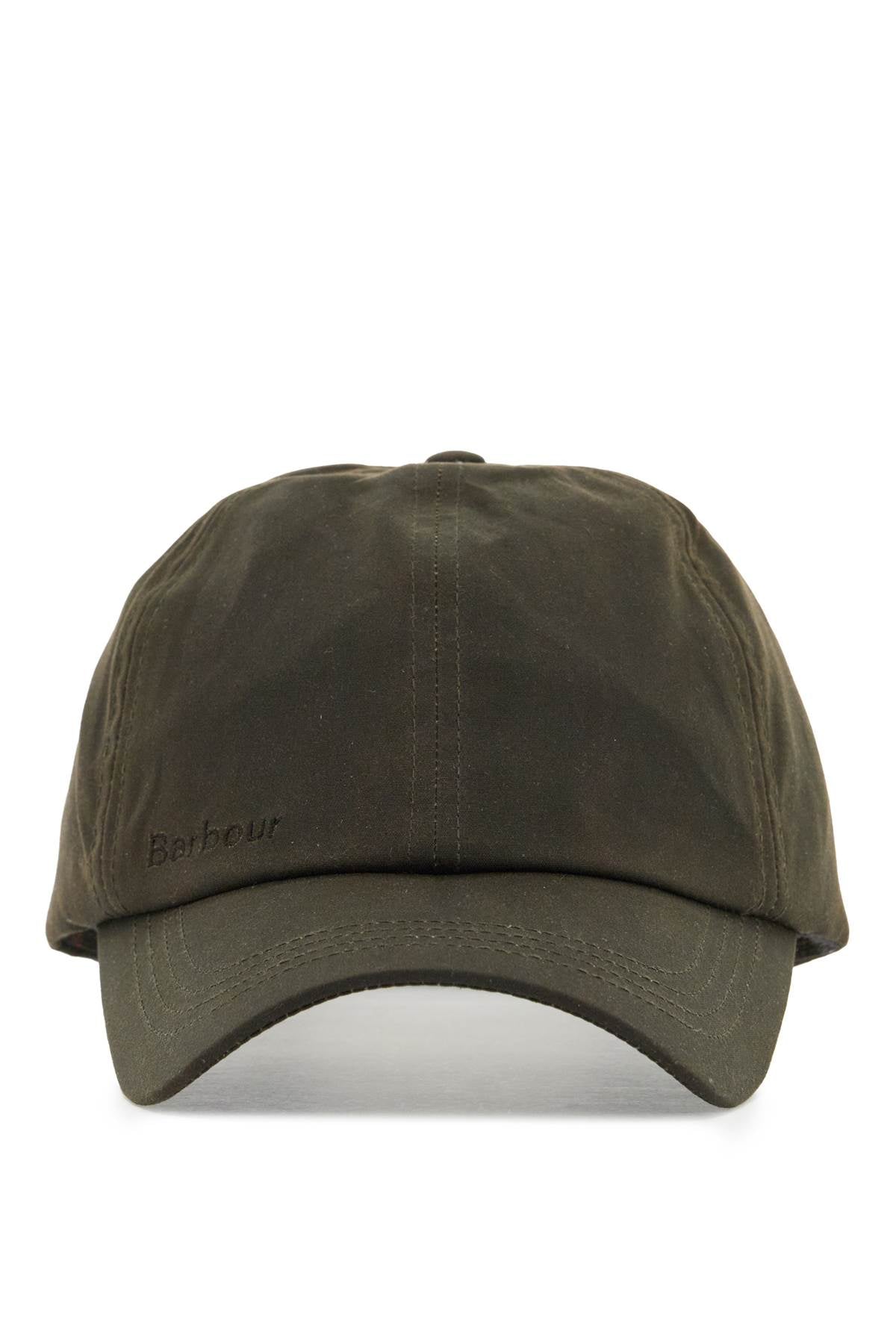 Barbour Wax Sports Baseball Cap - Matte Waxed Cotton image 0