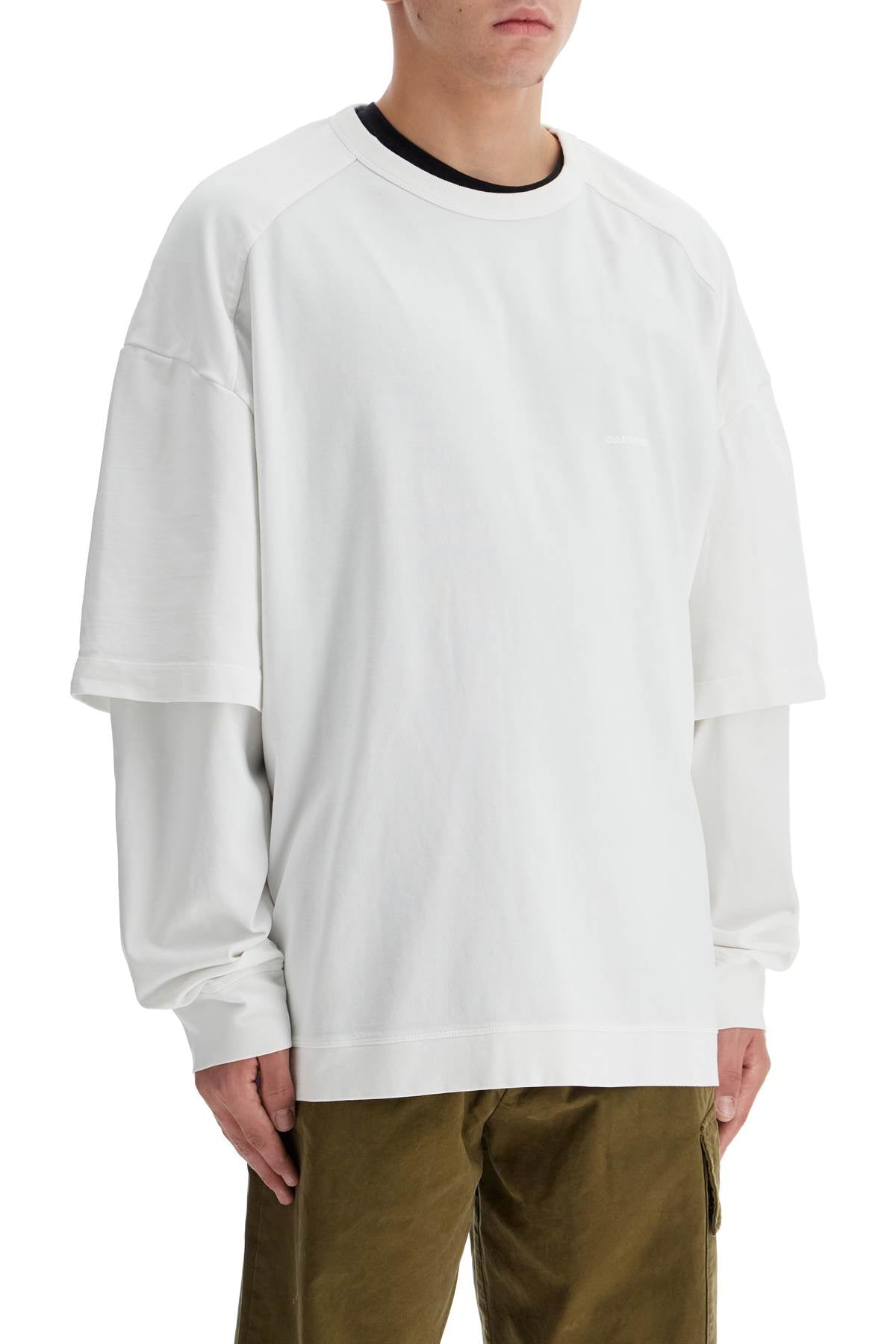 Darkpark theo double sleeve t-shirt with image 1