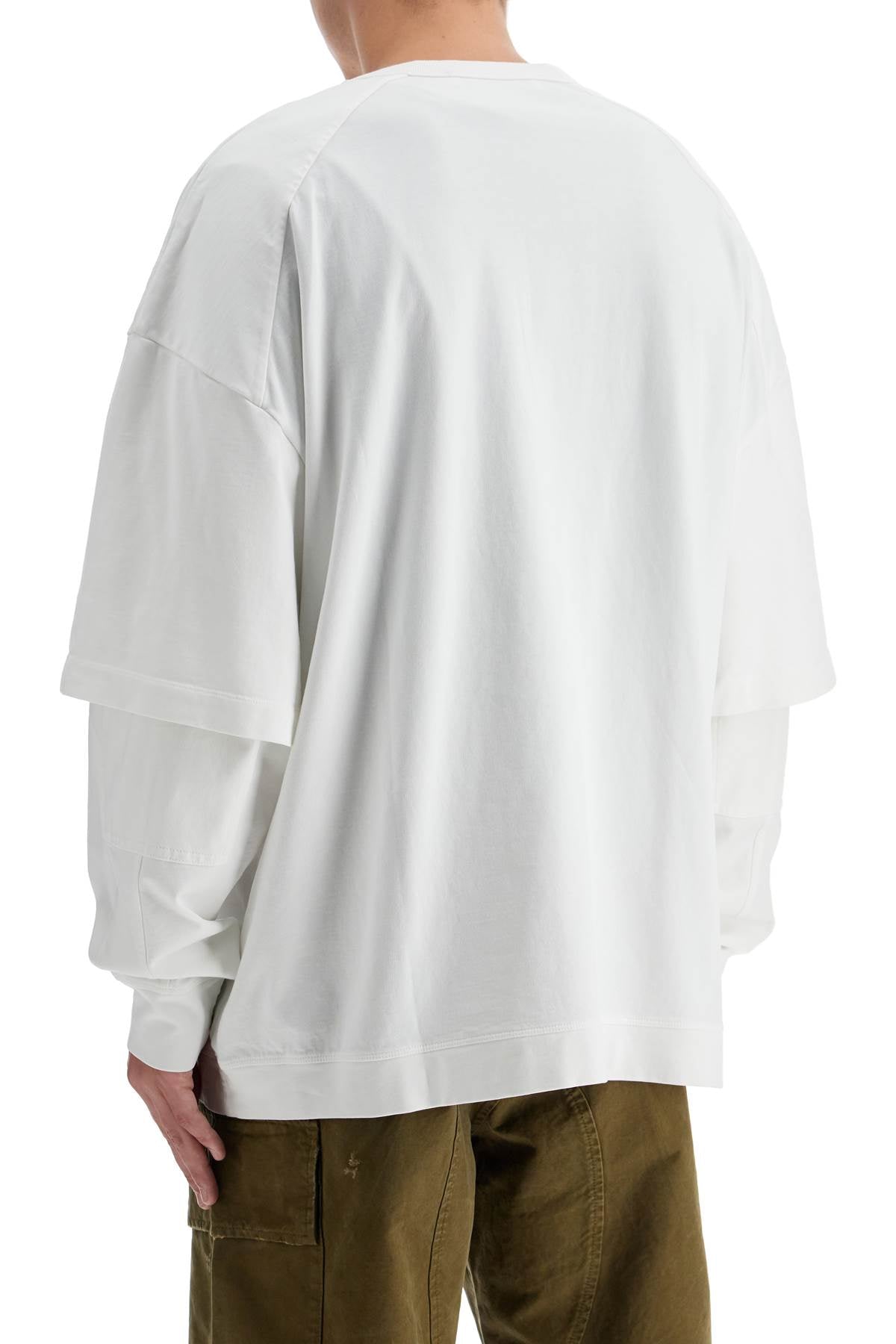 Darkpark theo double sleeve t-shirt with image 2