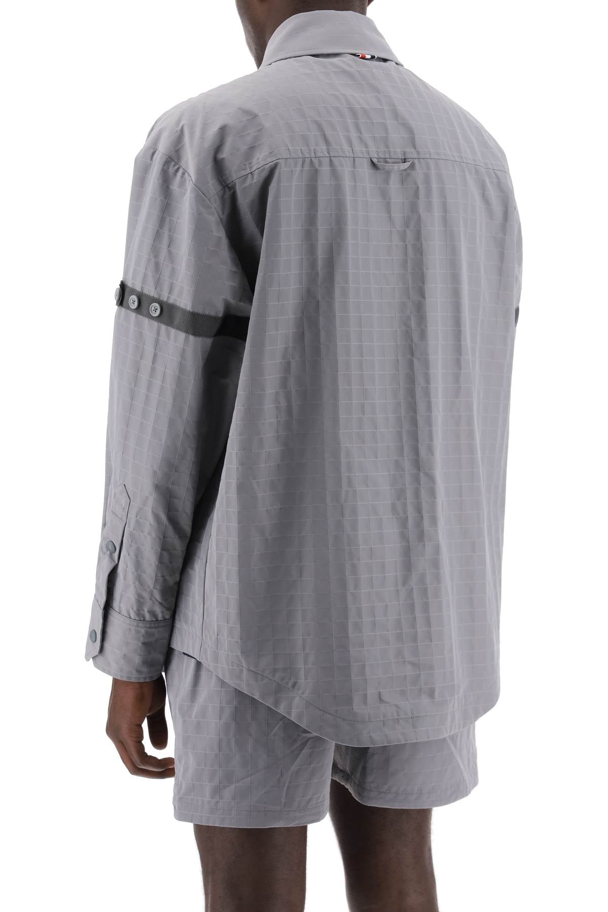 Thom Browne nylon ripstop overshirt in image 2