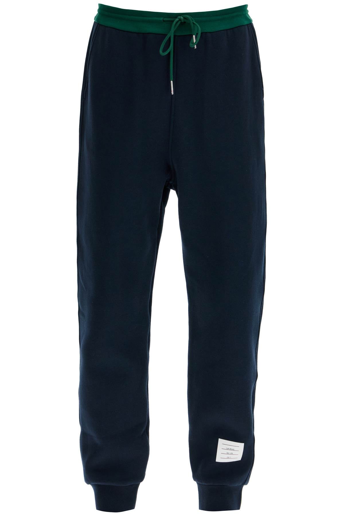 Thom Browne Colorblock Fleece Jogger Pants for Men image 0