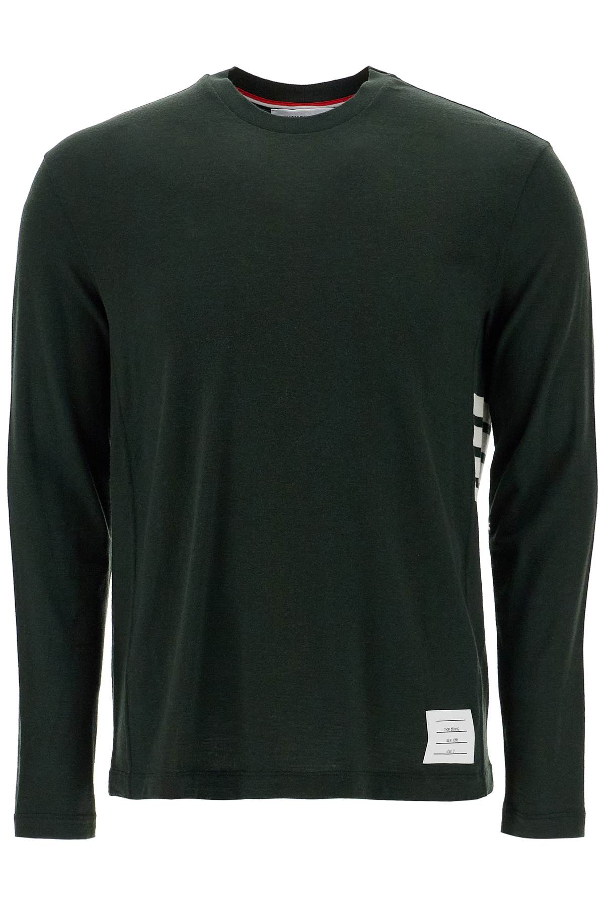 Thom Browne long-sleeved wool jersey t-shirt for men image 0