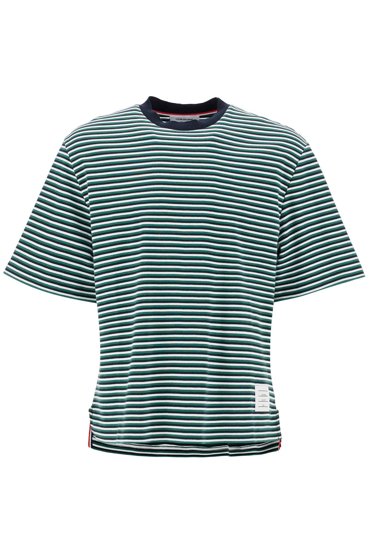 Thom Browne "striped oversized jersey t-shirt" image 0