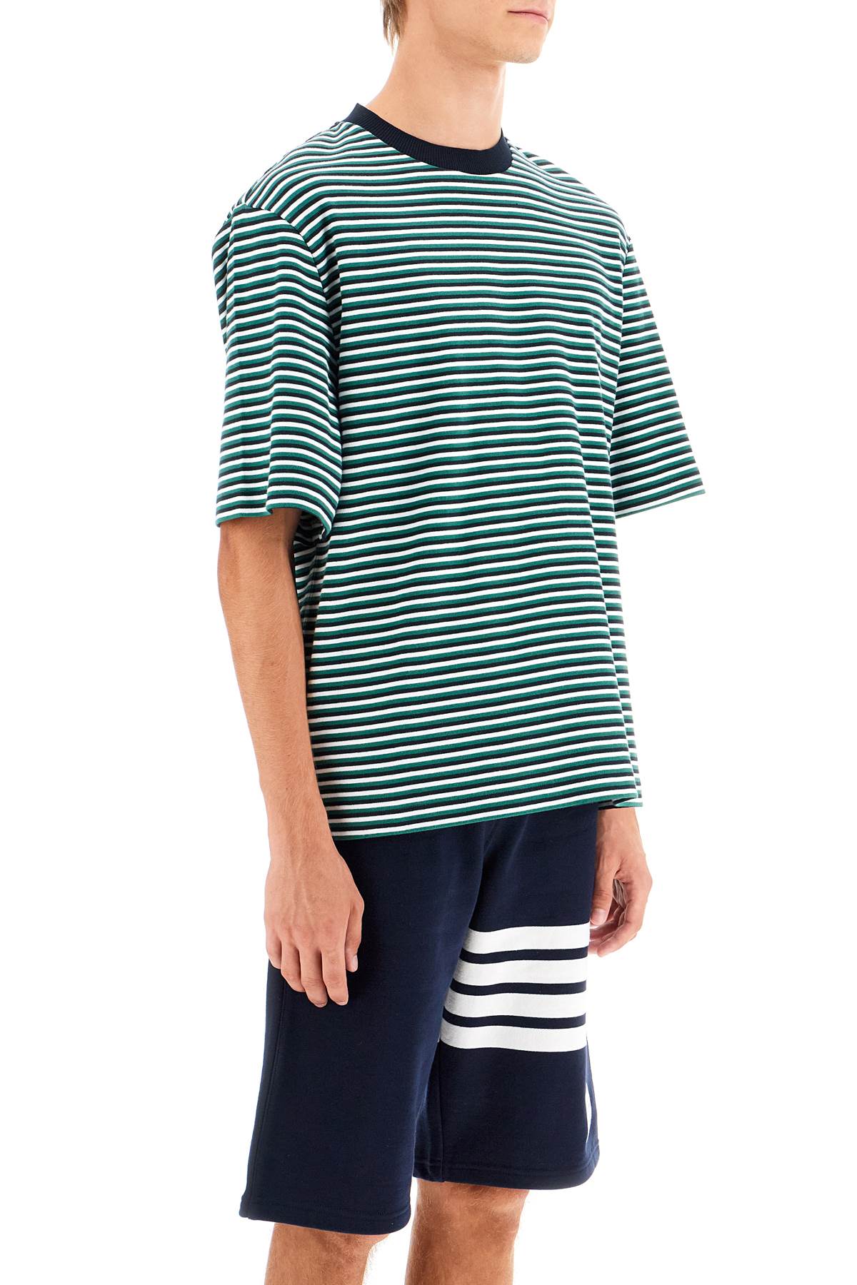 Thom Browne "striped oversized jersey t-shirt" image 1