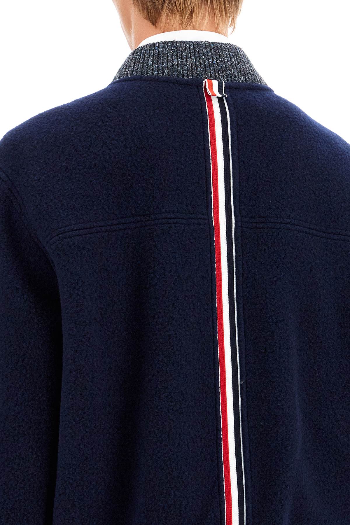 Thom Browne Wool Fleece Bomber Jacket image 3