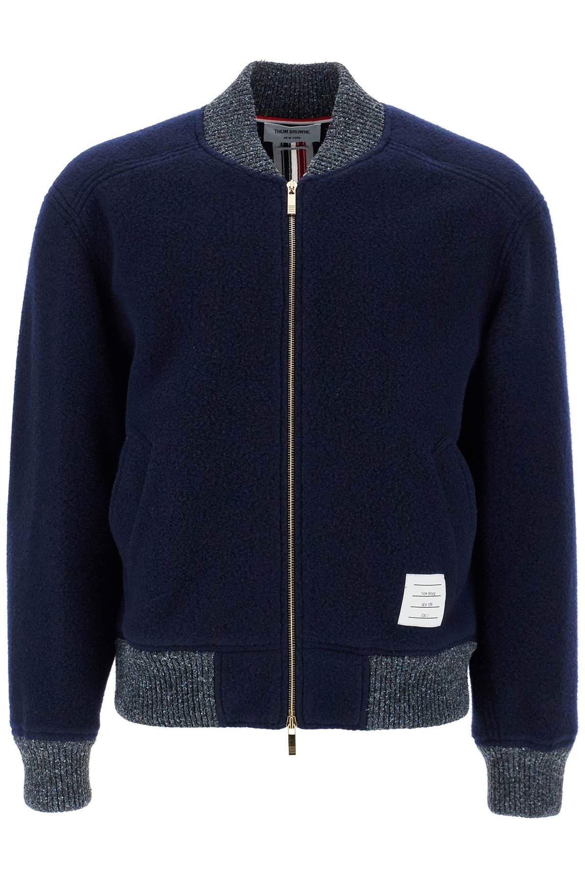 Thom Browne Wool Fleece Bomber Jacket image 0