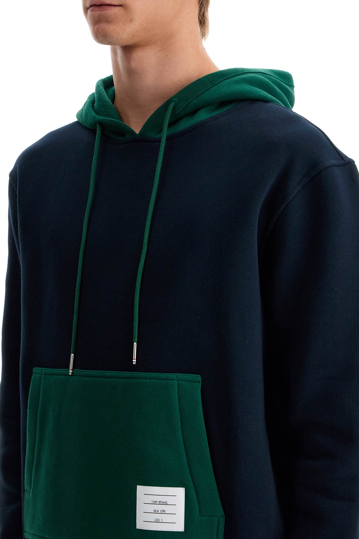 Thom Browne hooded sweatshirt with color image 3