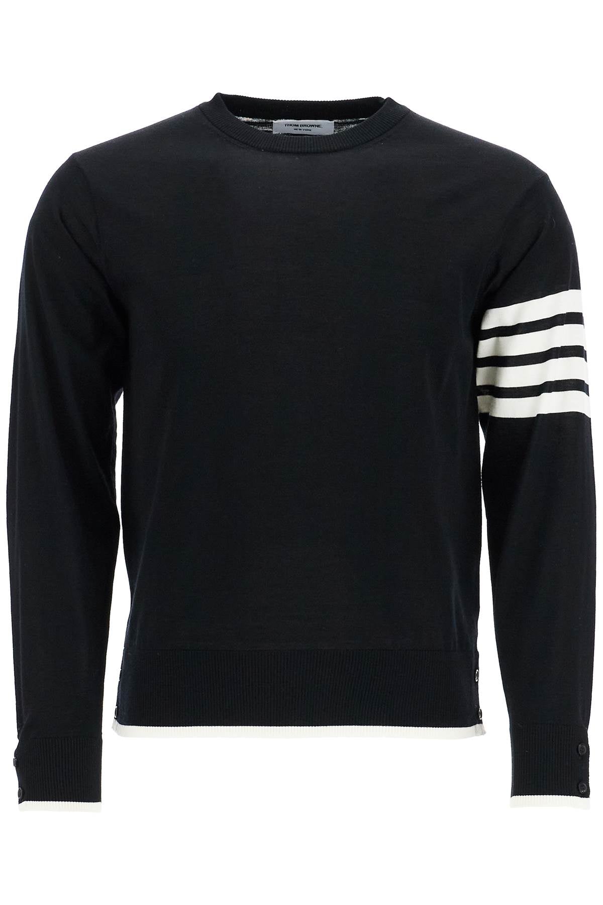 Thom Browne 4-Bar Merino Wool Jersey Pullover Sweater image 0