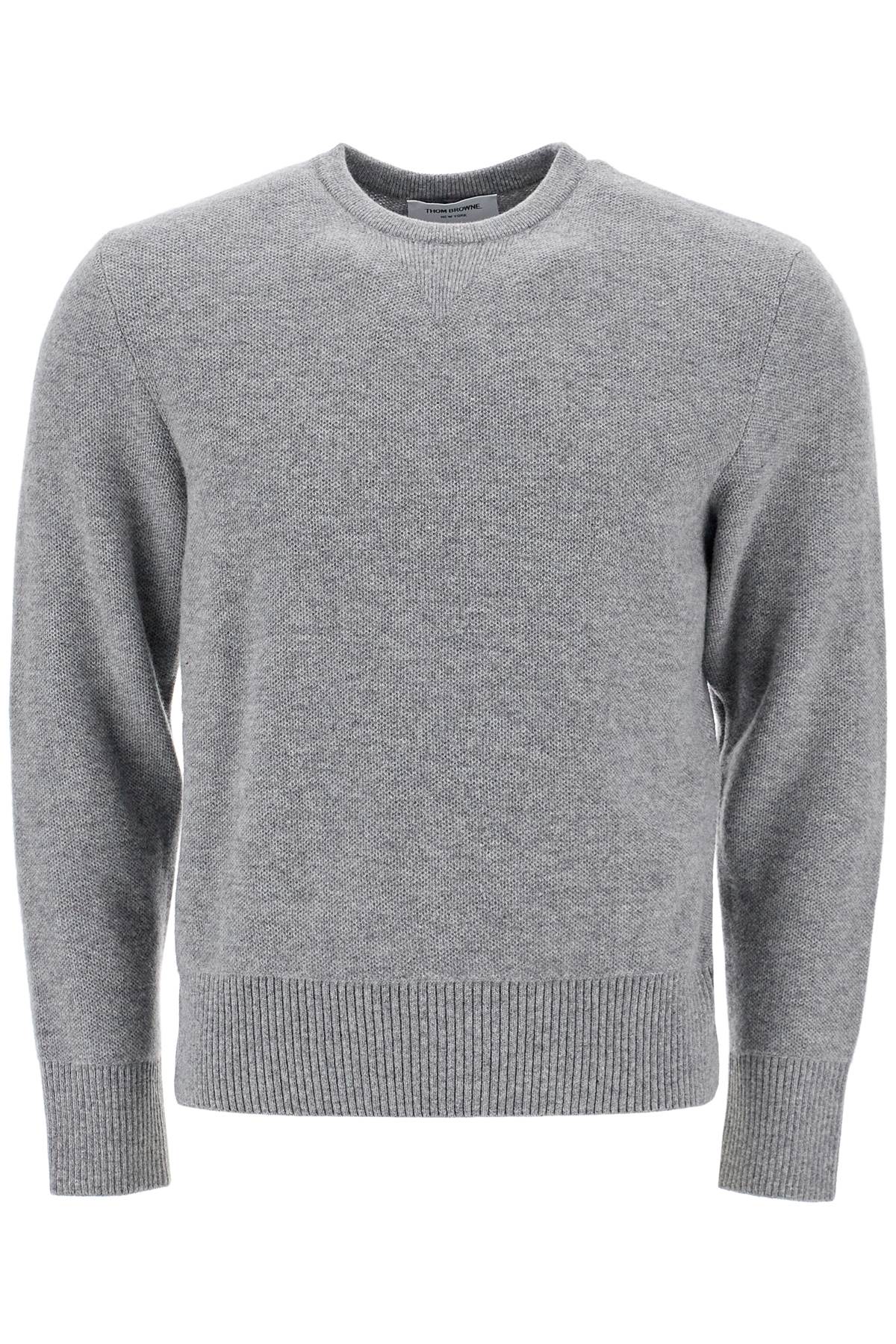 Thom Browne wool piqué crewneck pullover image 0