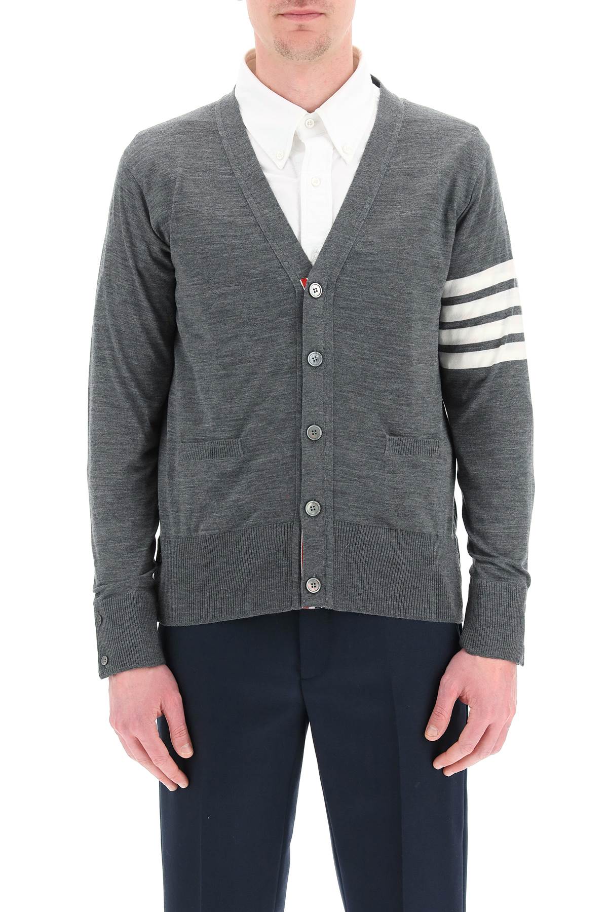 Thom Browne 4-Bar Merino Wool Cardigan image 1