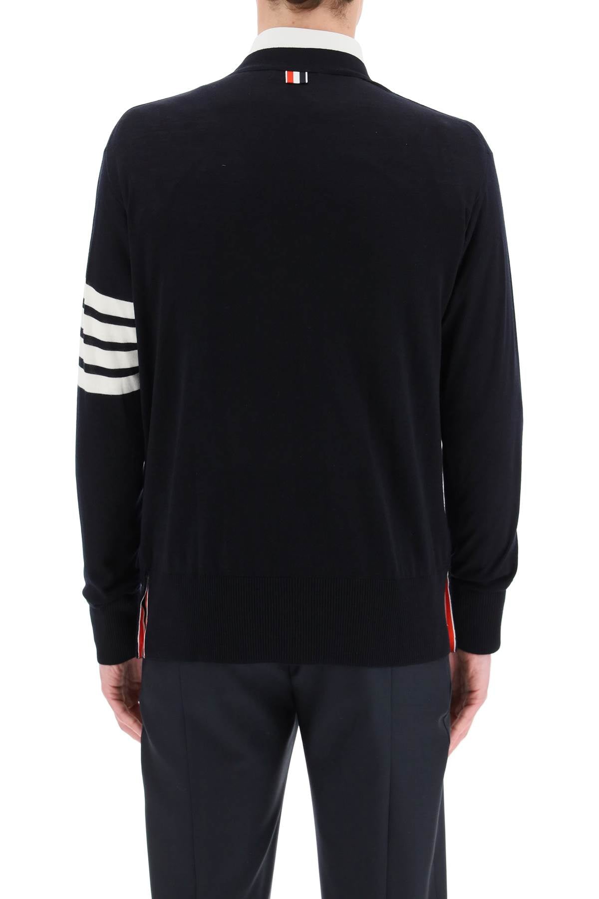 Thom Browne Merino Wool 4-Bar Cardigan image 2