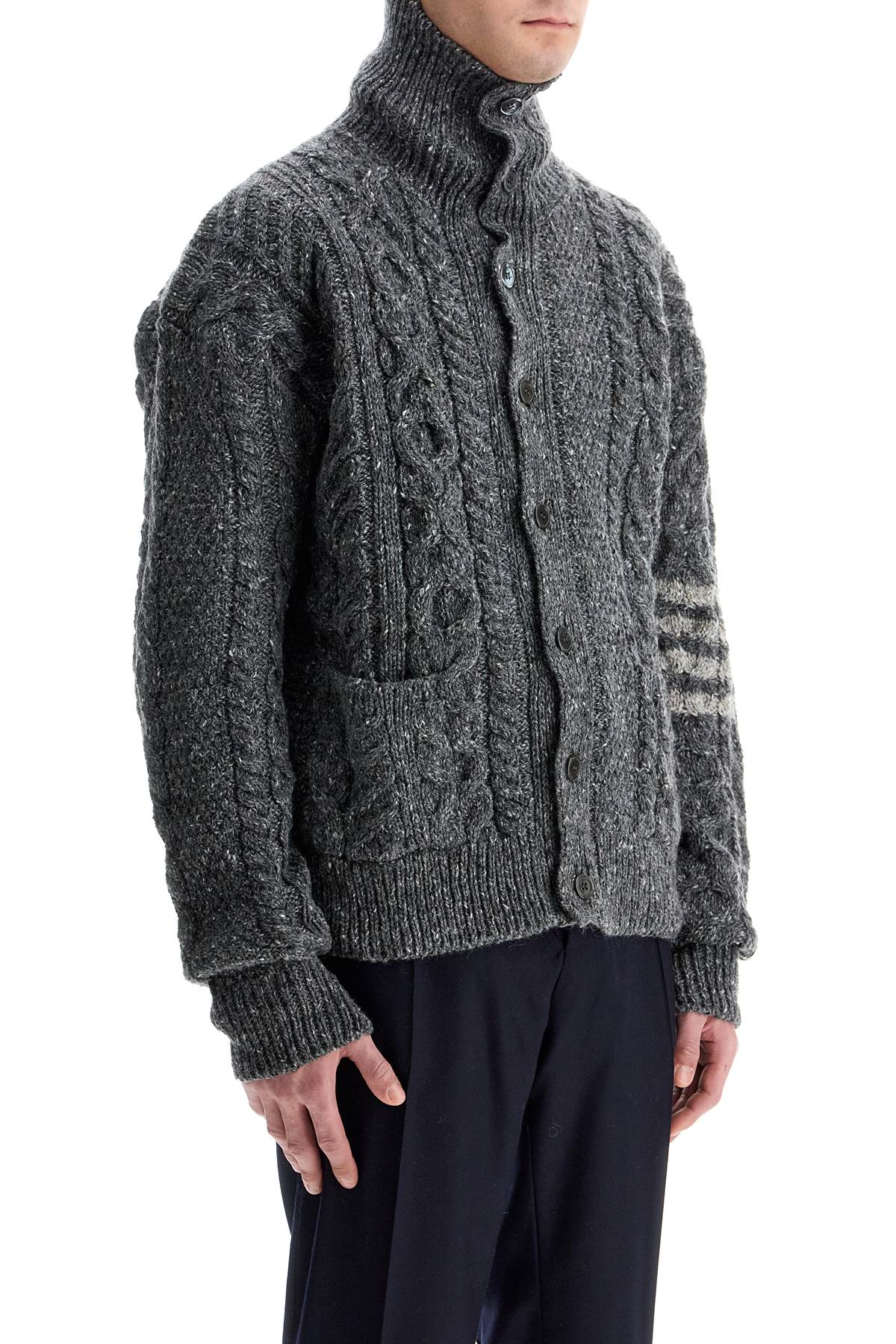 Thom Browne 4-Bar Mohair Cardigan image 1