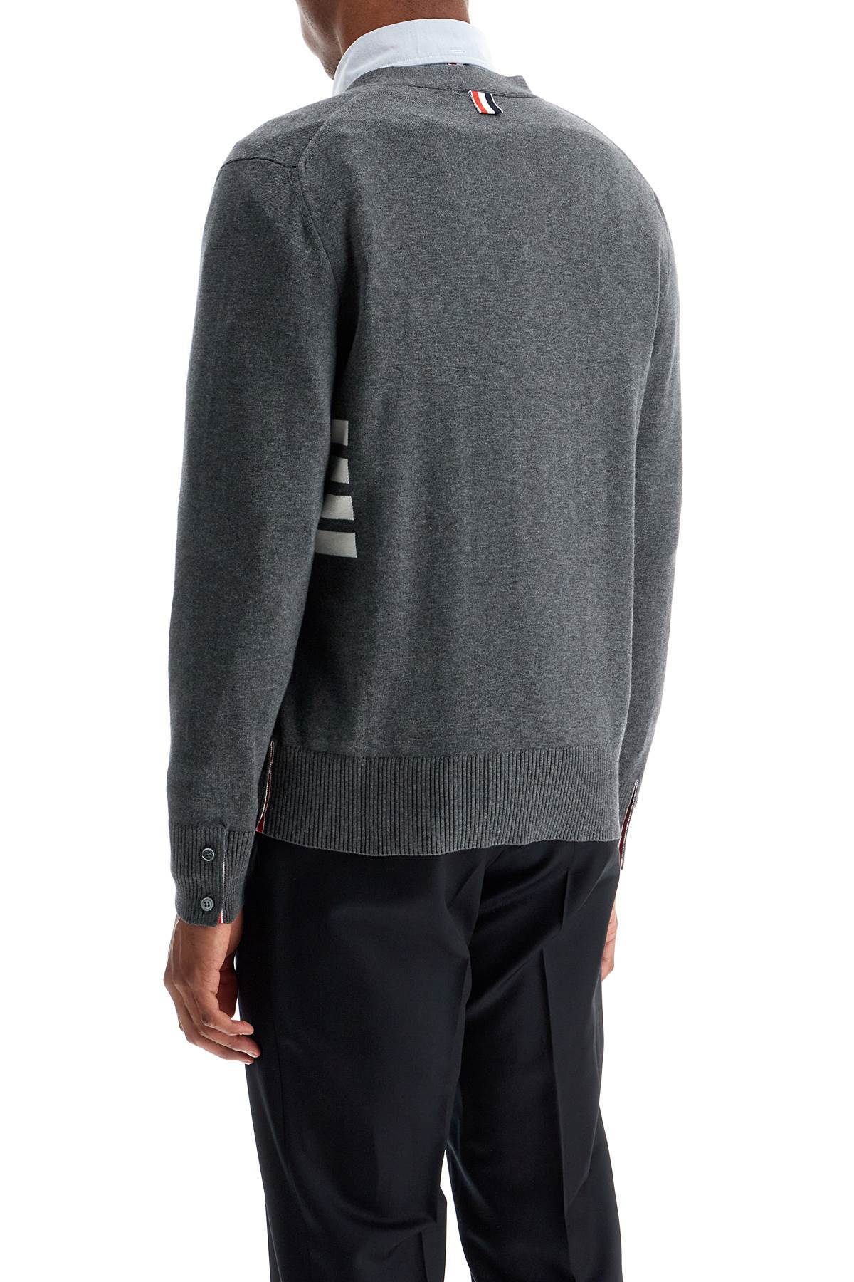 Thom Browne 4-Bar Cotton Cardigan image 2