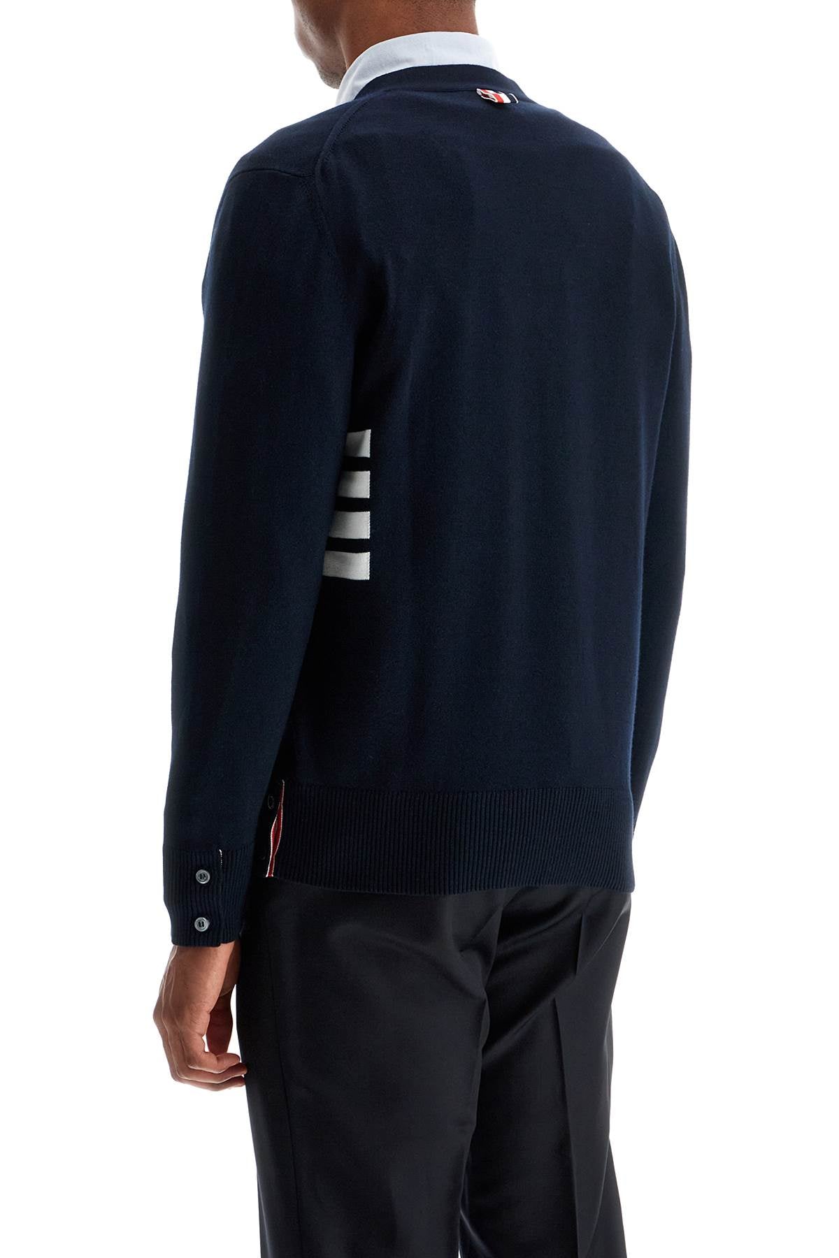 Thom Browne Men's 4-Bar Cotton Cardigan image 2