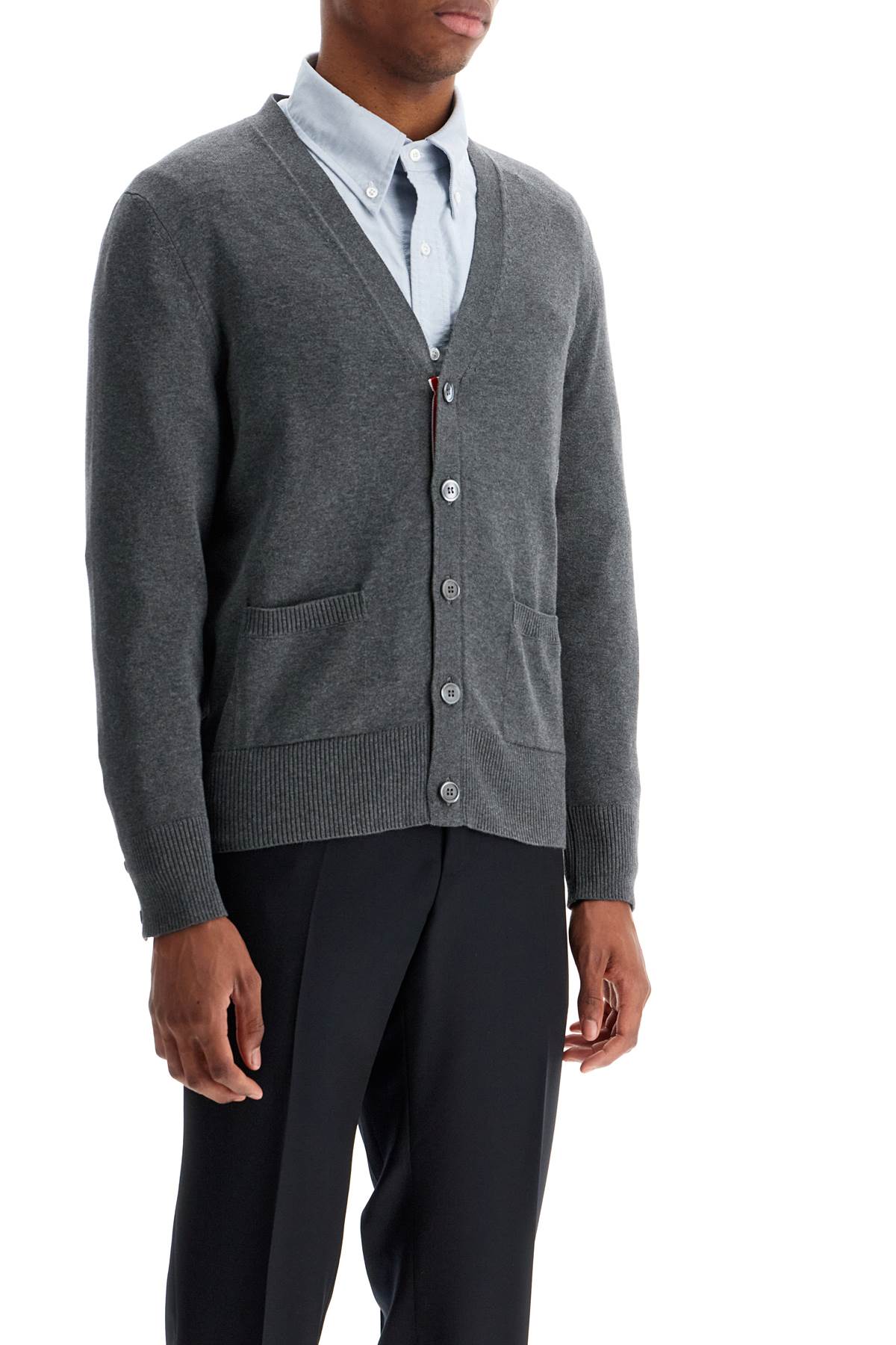 Thom Browne 4-Bar Cotton Cardigan image 1