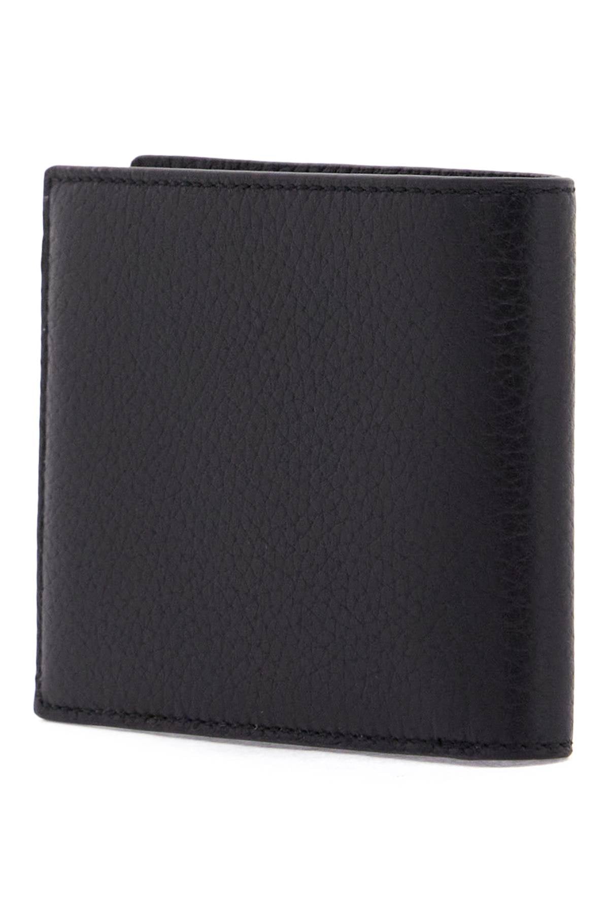 Bally Hammered Leather Bi-Fold Wallet with Ribbon Detail image 2