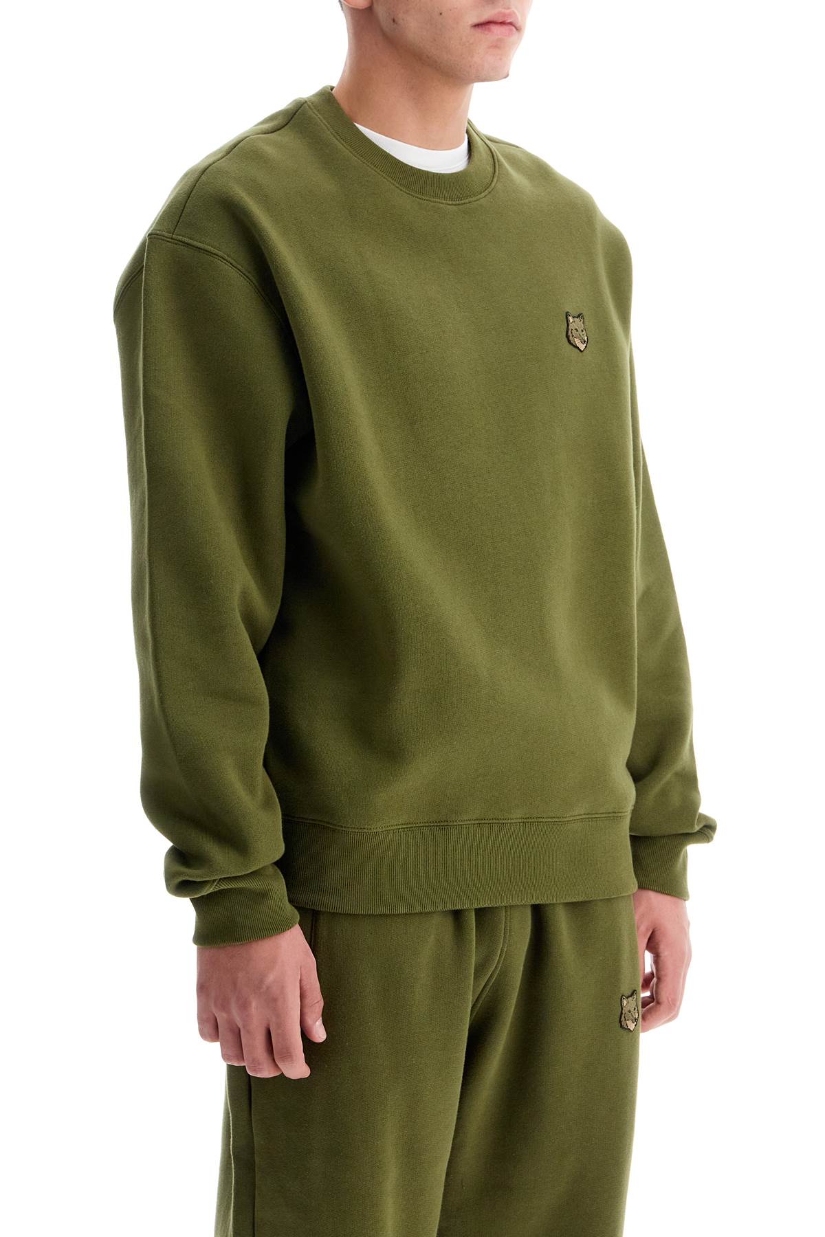 Maison Kitsuné Bold Fox Head Crewneck Sweatshirt image 1