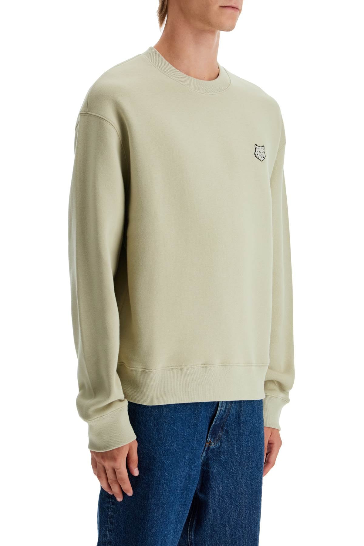 Maison Kitsuné Fox Head Crewneck Sweatshirt image 1