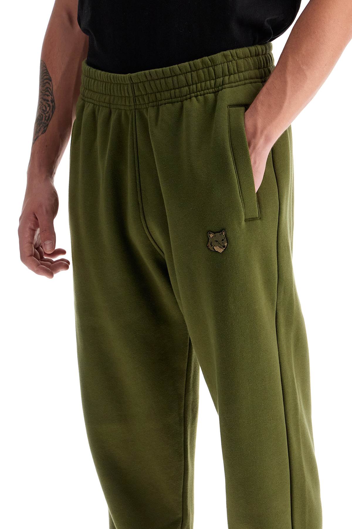 Maison Kitsune Bold Fox Head Jogger Pants image 3