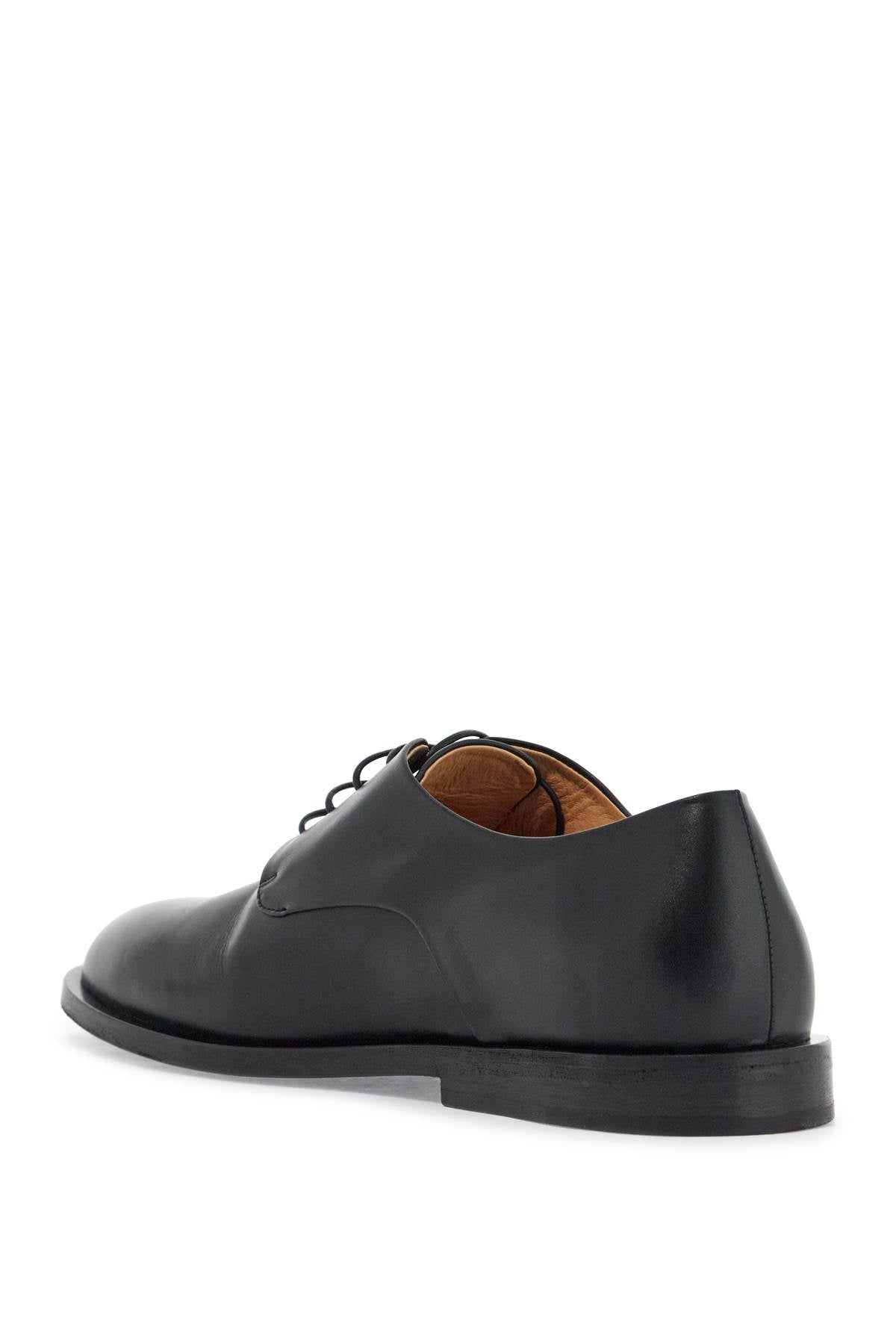 Marsell black calf leather derby shoes with glossy finish image 2