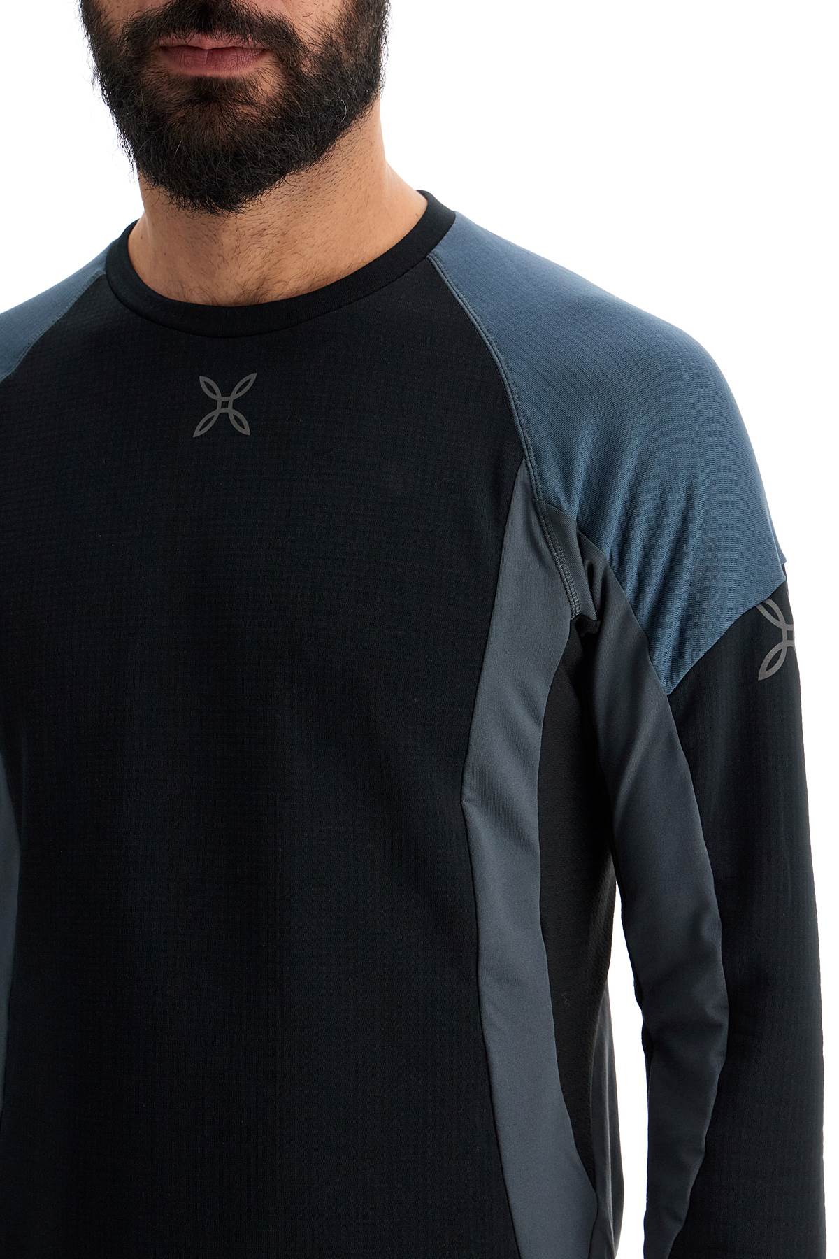 Montura Long-Sleeve Running T-Shirt with Polartec Power Grid Fleece image 3