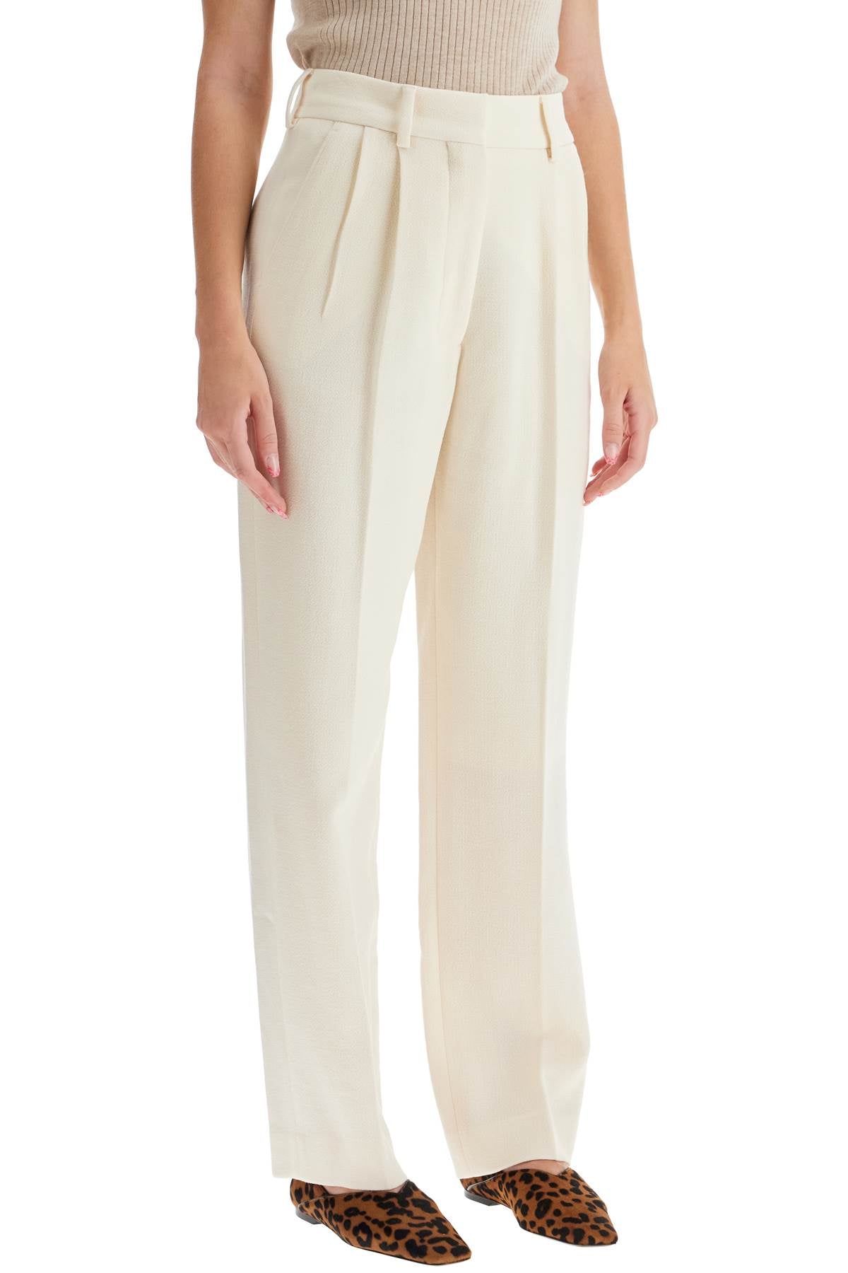 Blaze Milano resolute cream fox pants for image 1