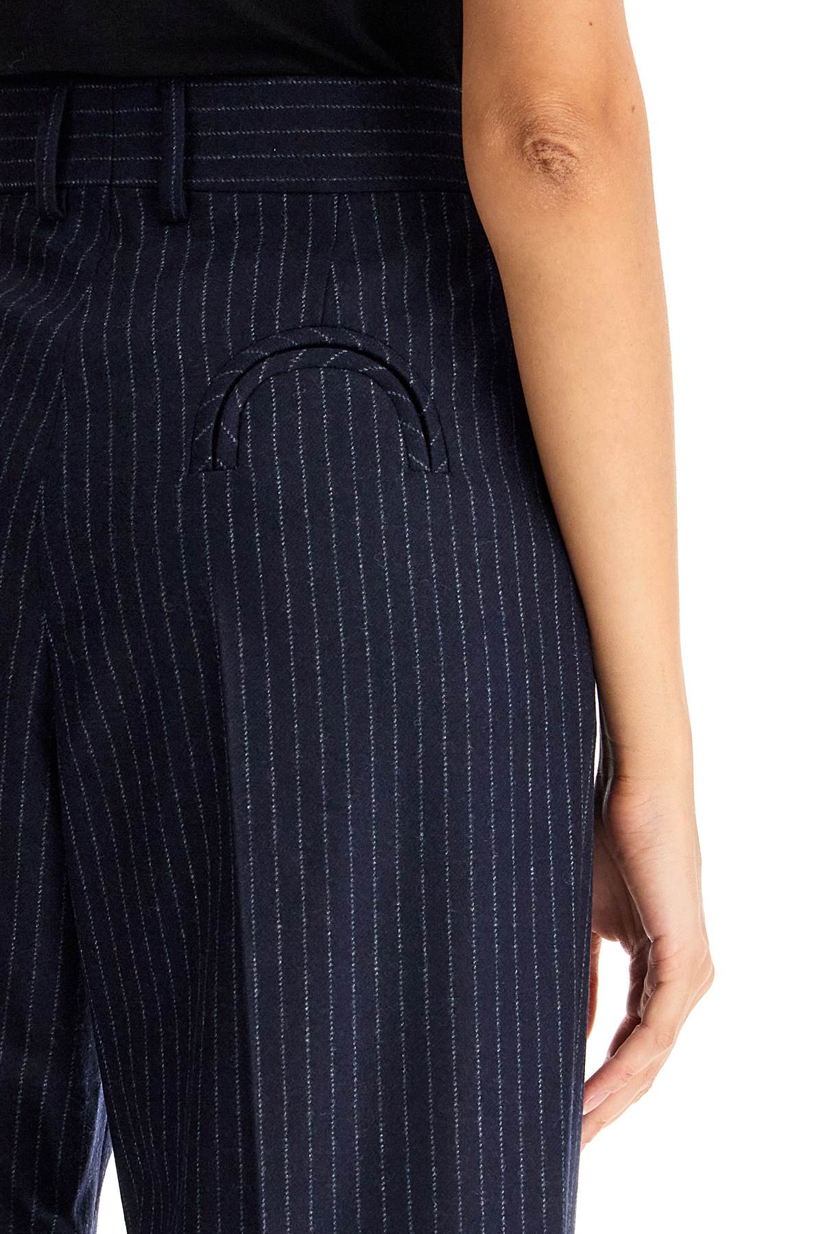 BlazÃ© Milano Lady Maud Pinstripe Wool & Cashmere Trousers image 3