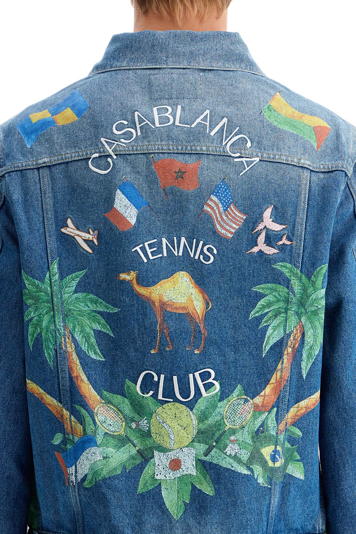 Casablanca denim tennis club jacket image 3