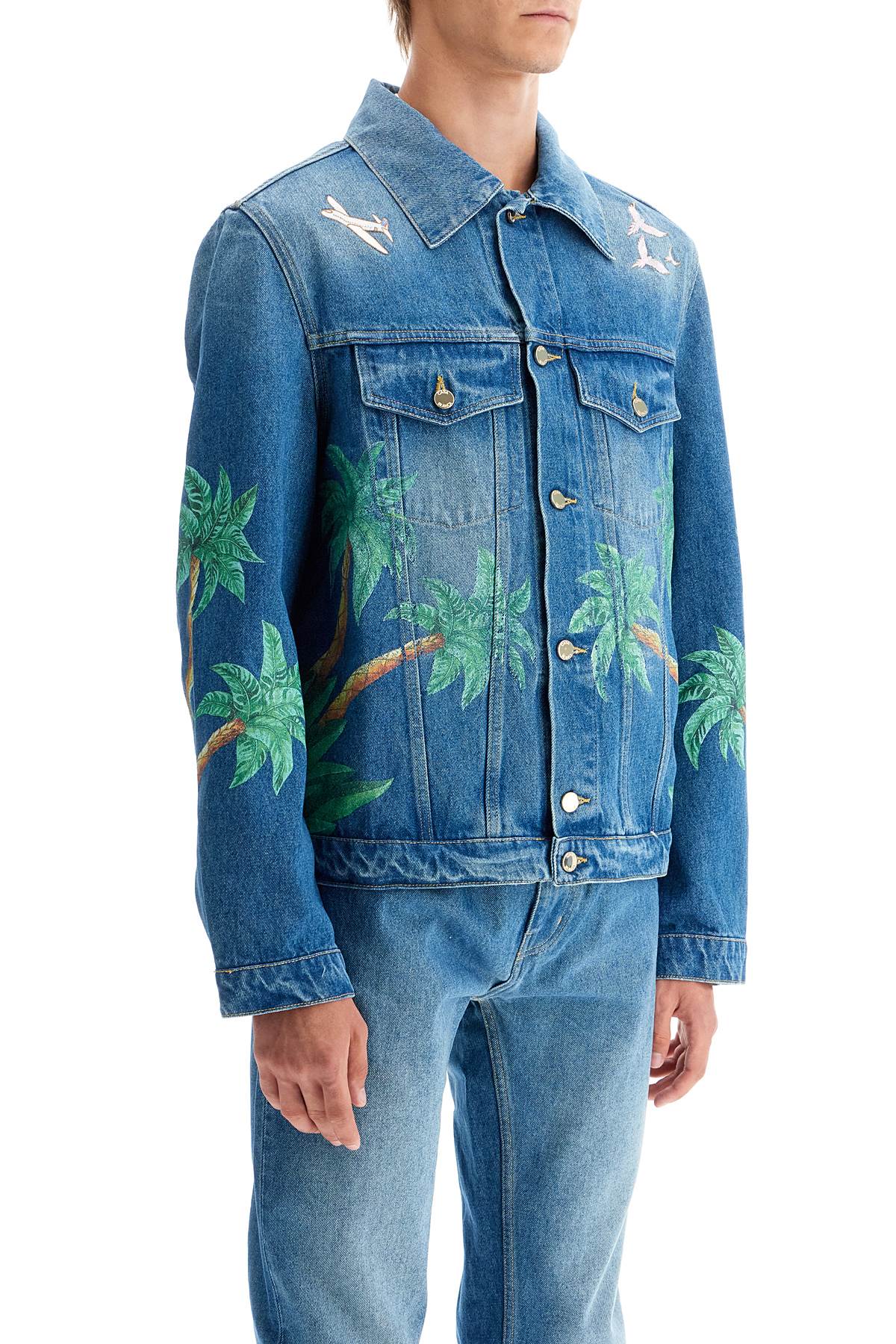 Casablanca denim tennis club jacket image 1