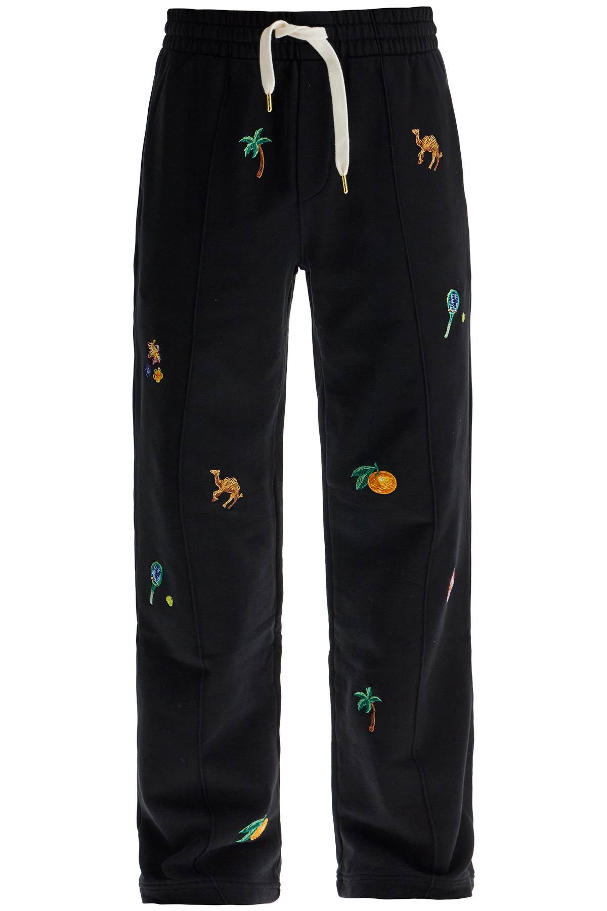 Casablanca Elements in Crayon Embroidered Joggers image 0