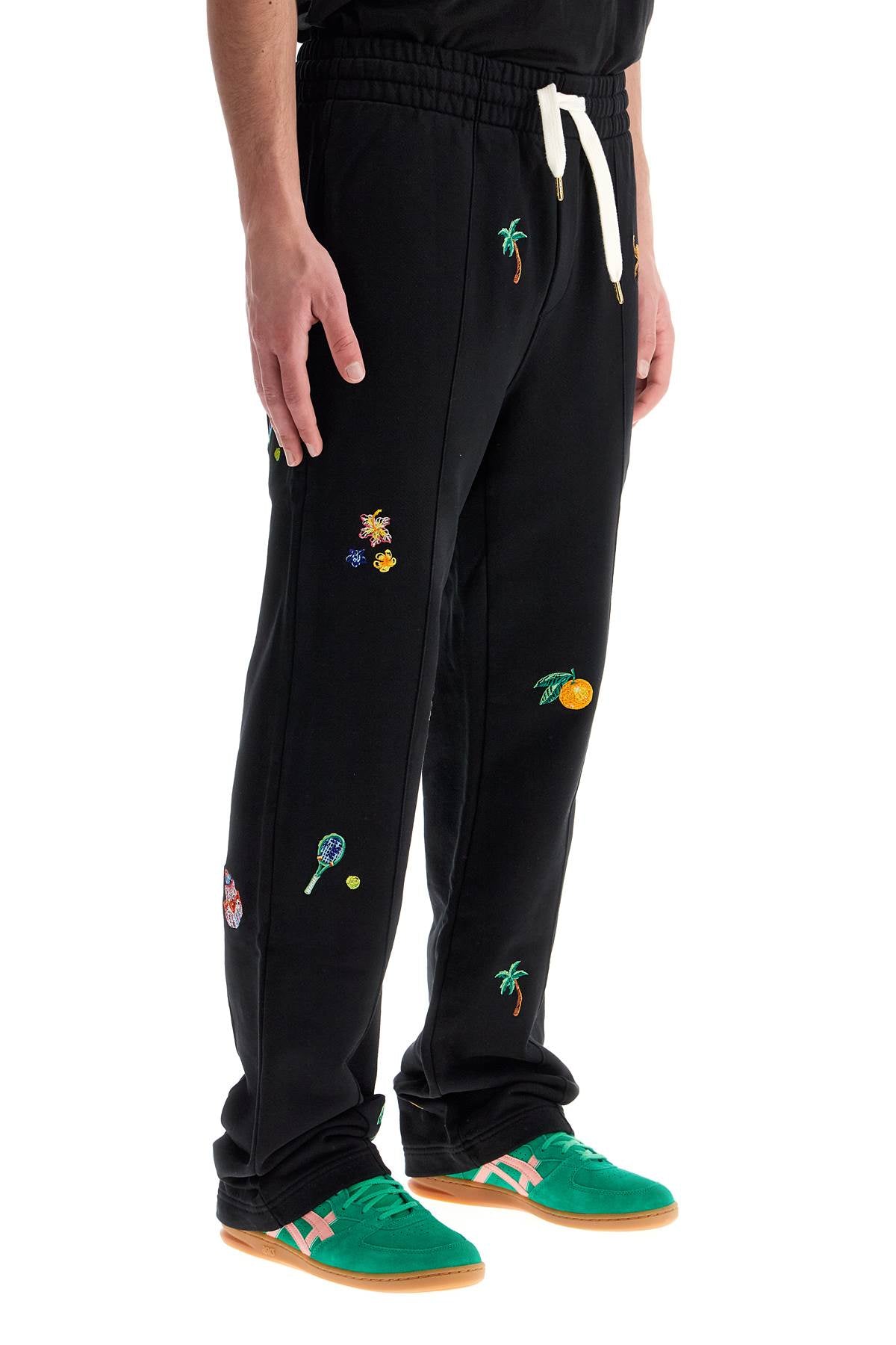 Casablanca Elements in Crayon Embroidered Joggers image 1