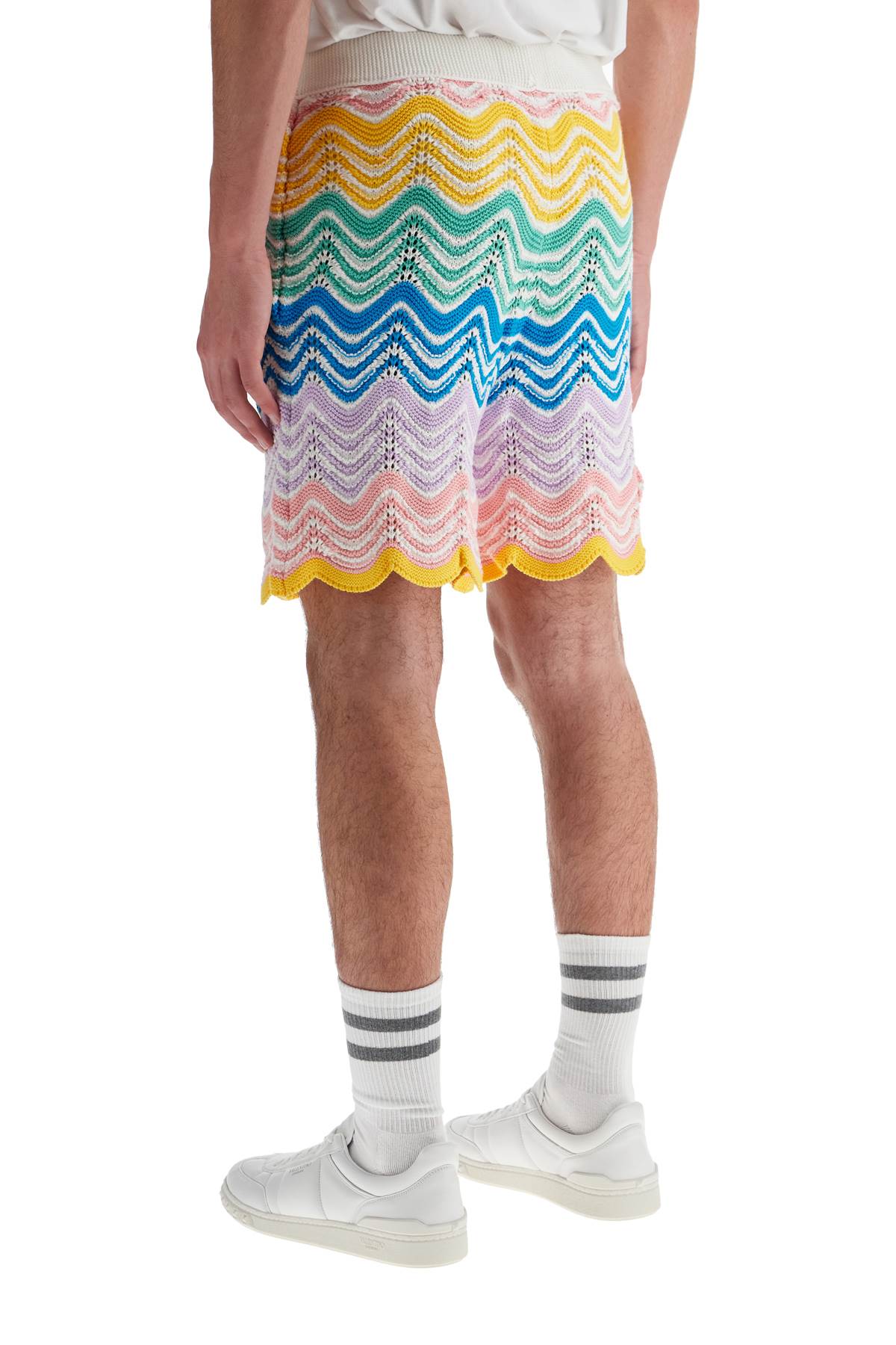 Casablanca Gradient Wave Knit Bermuda Shorts image 2