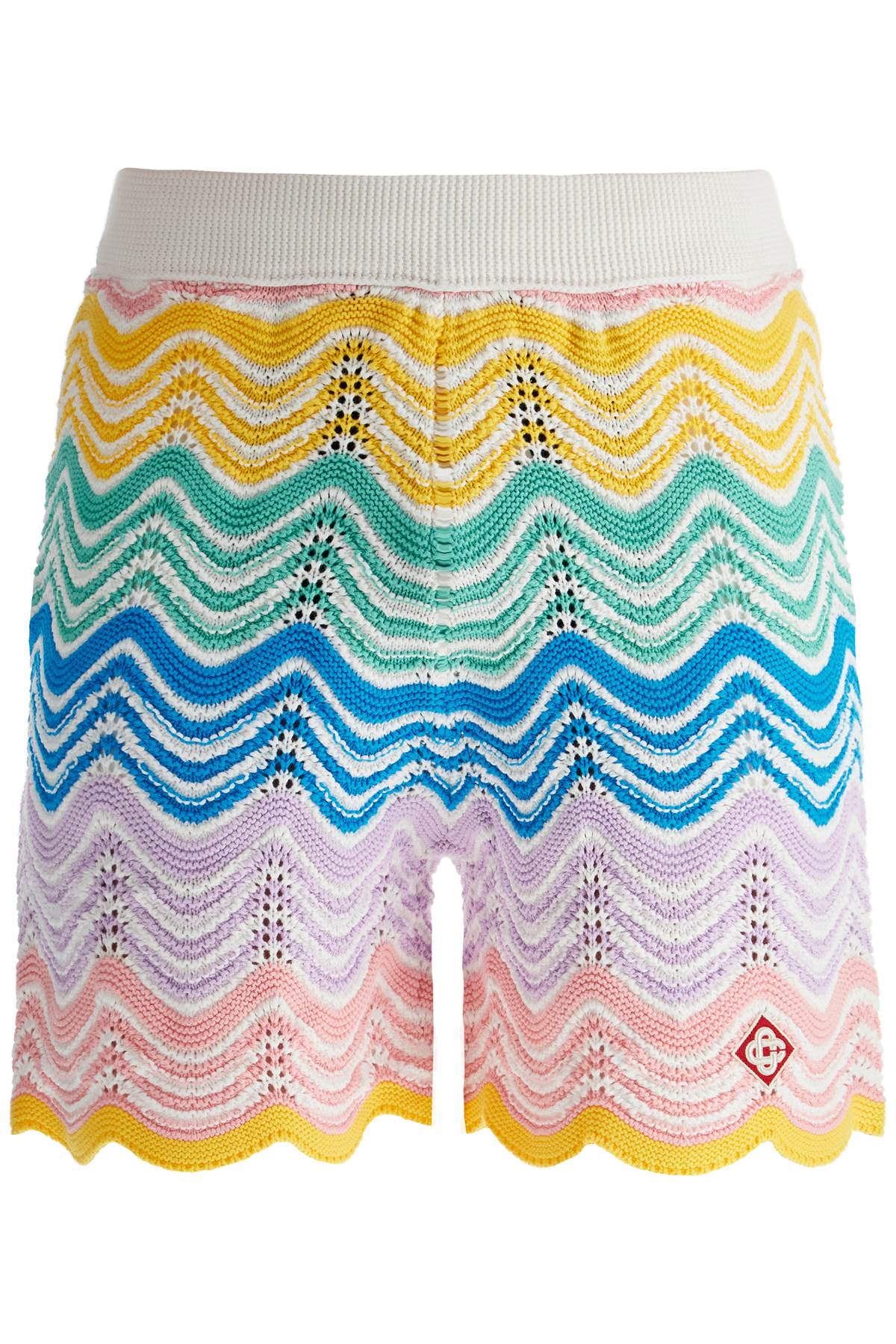 Casablanca Gradient Wave Knit Bermuda Shorts image 0