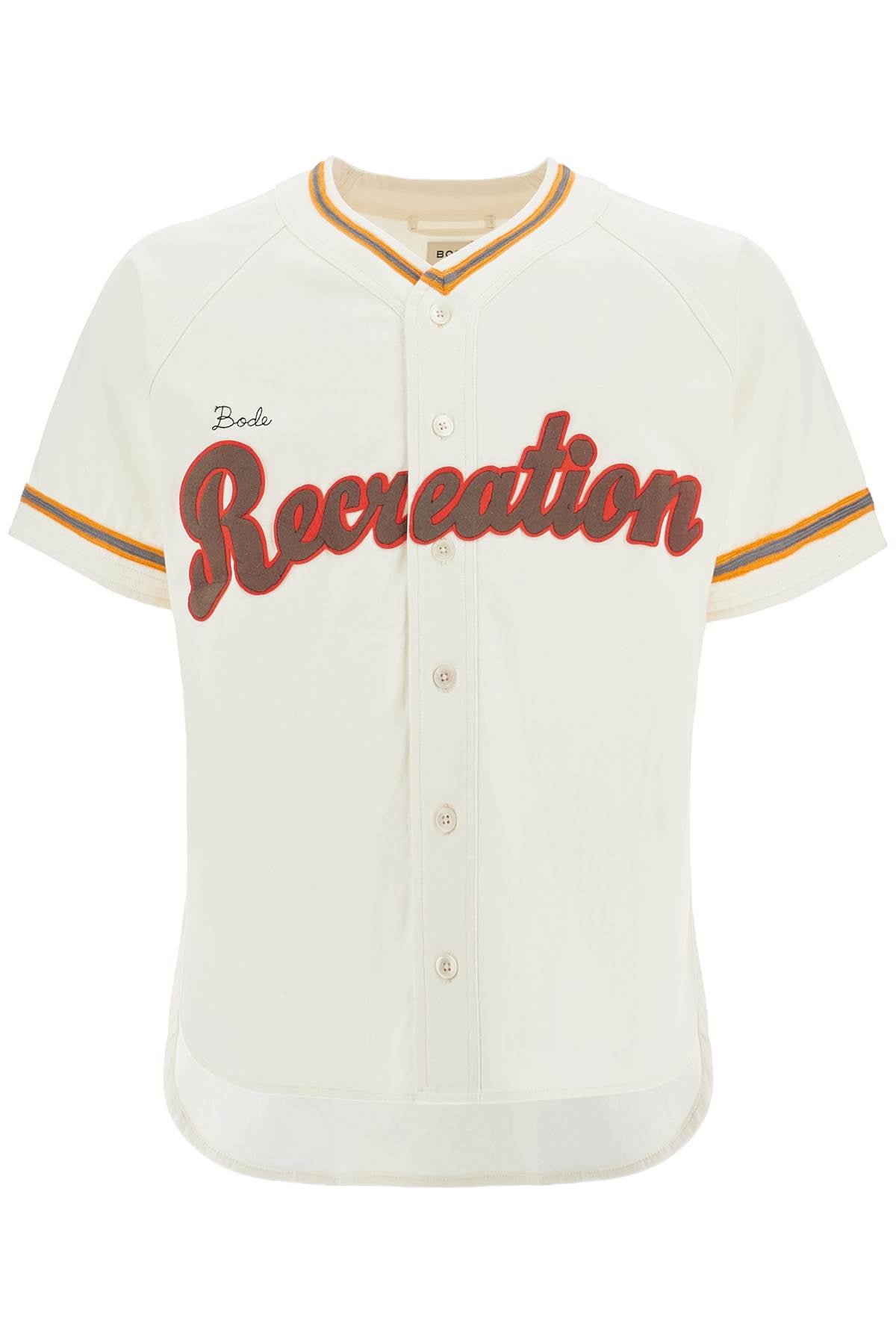 Bode Cotton Twill Baseball Shirt - Recreation image 0