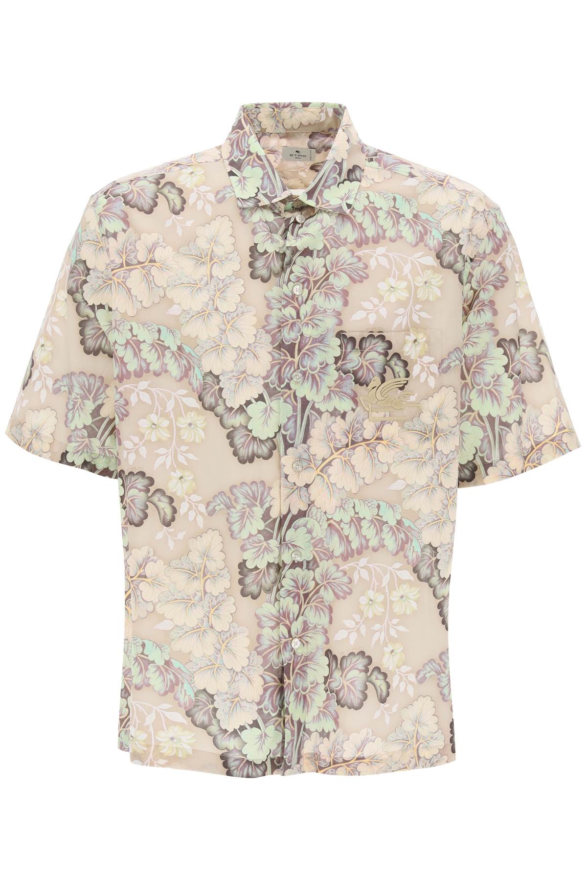 Etro short-sleeved floral shirt image 0