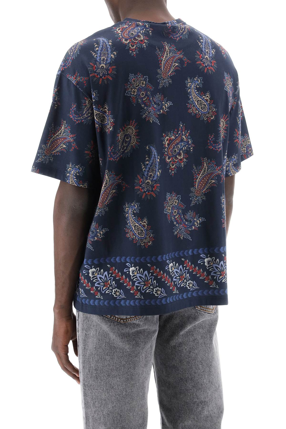 Etro paisley print crewneck t image 2