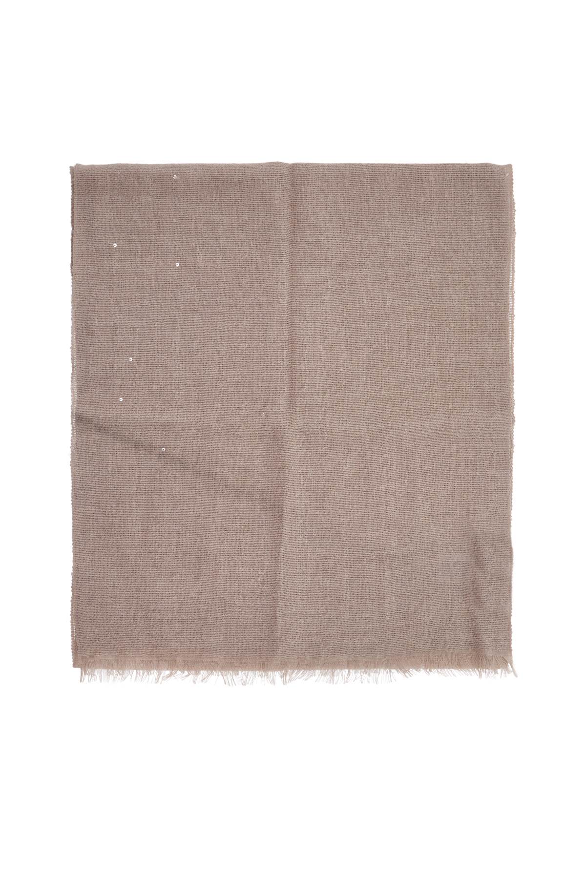 Brunello Cucinelli cashmere and silk scarf with sequins. image 0