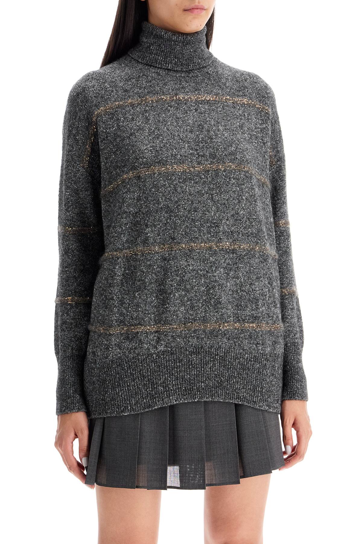 Brunello Cucinelli striped dolcevita sweater image 1