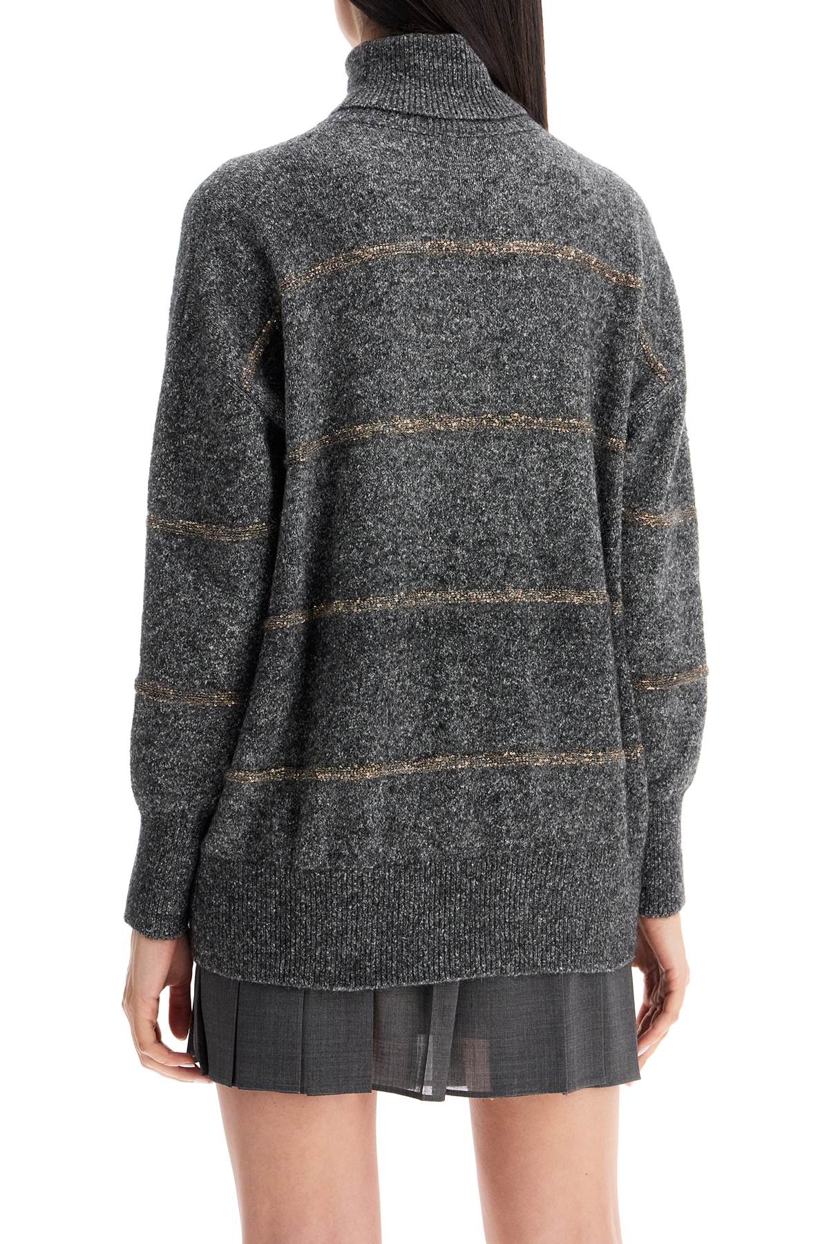 Brunello Cucinelli striped dolcevita sweater image 2